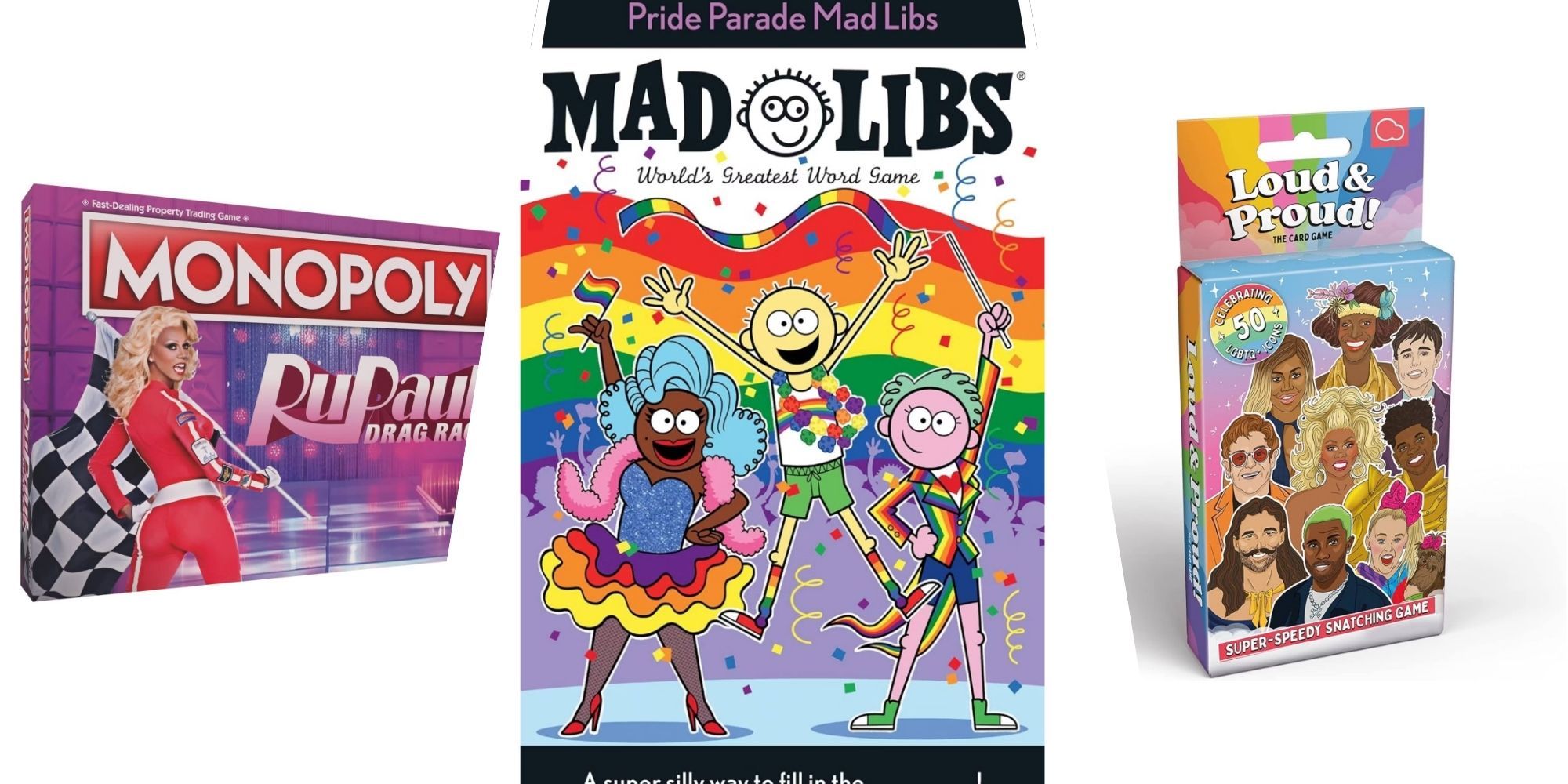 RuPaul Monopoly Pride Parade Mad Libs Loud & Proud