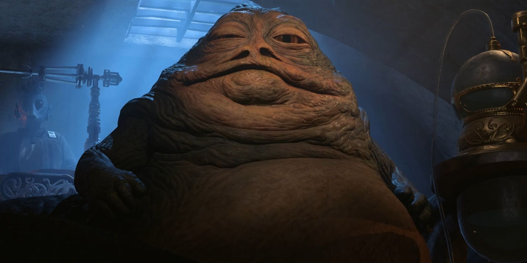 Star Wars Outlaws Jabba Close-Up