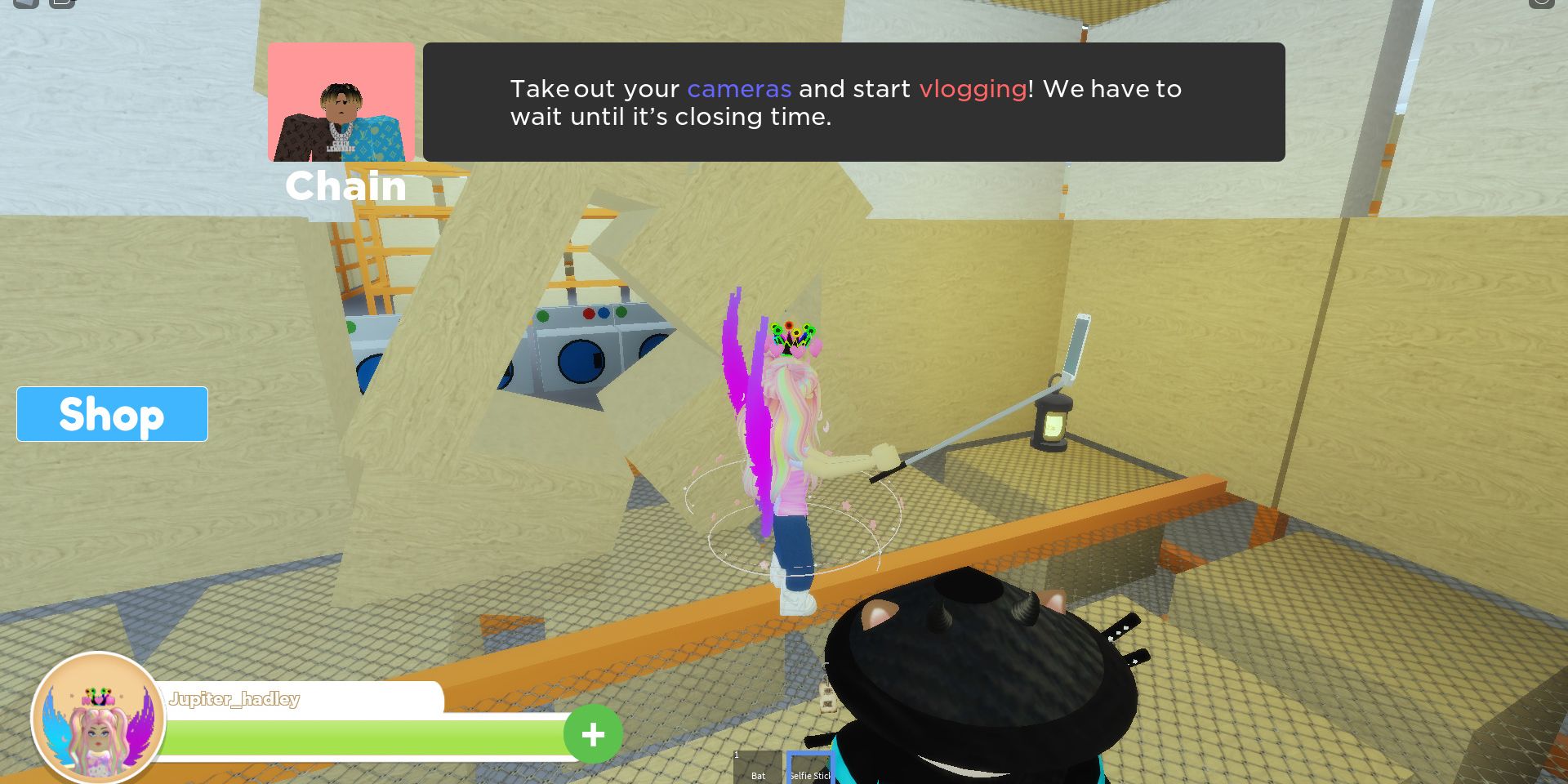 Staying inside the story in Youtube Story on Roblox