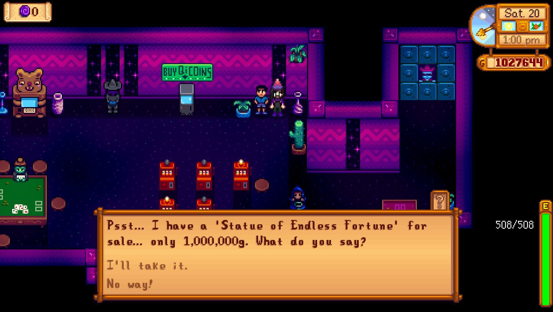 Is The Statue Of Endless Fortune Worth It In Stardew Valley?