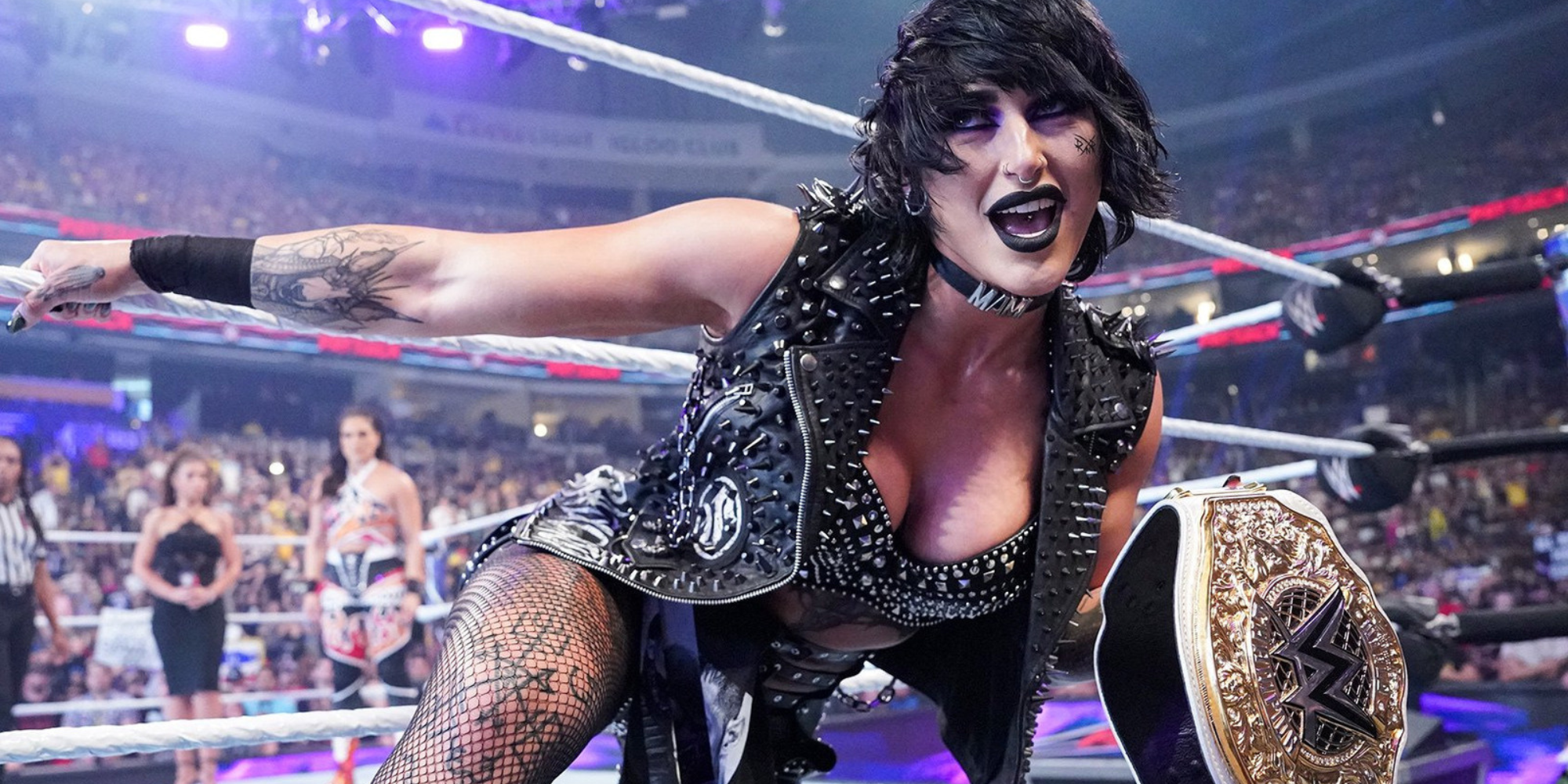 WWE - Rhea Ripley With Title