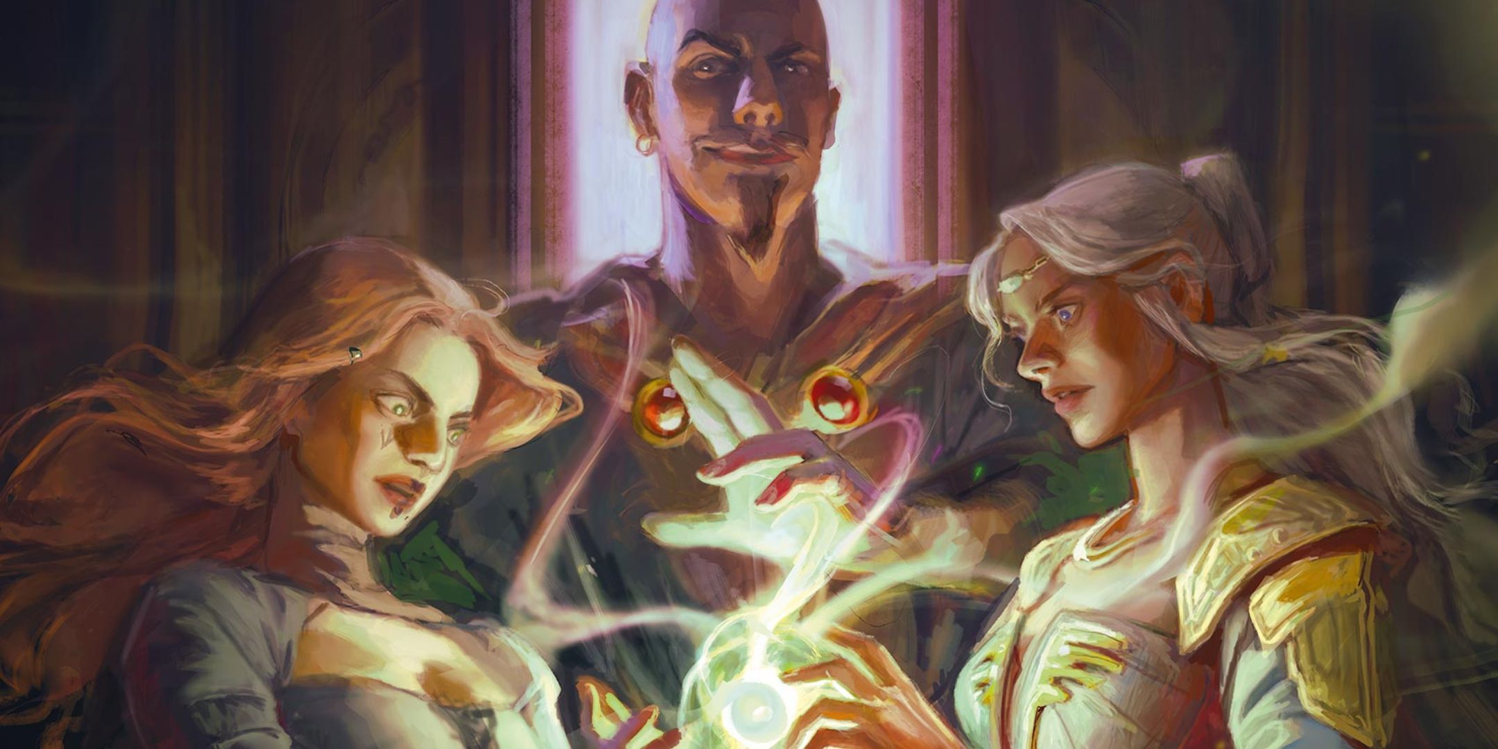 Tasha, Alustriel Silverhand, and Mordenkainen cast a wish spell