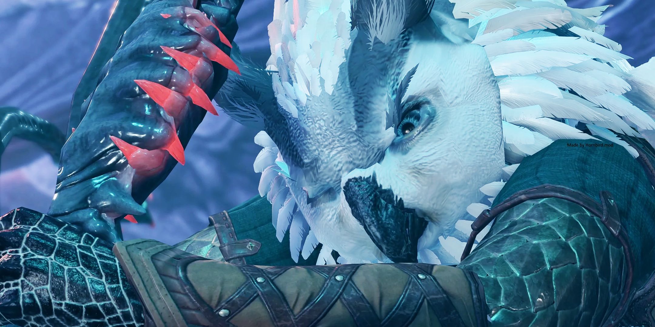 Baldurs Gate 3 playable Owlin mod grabbing a tentacle