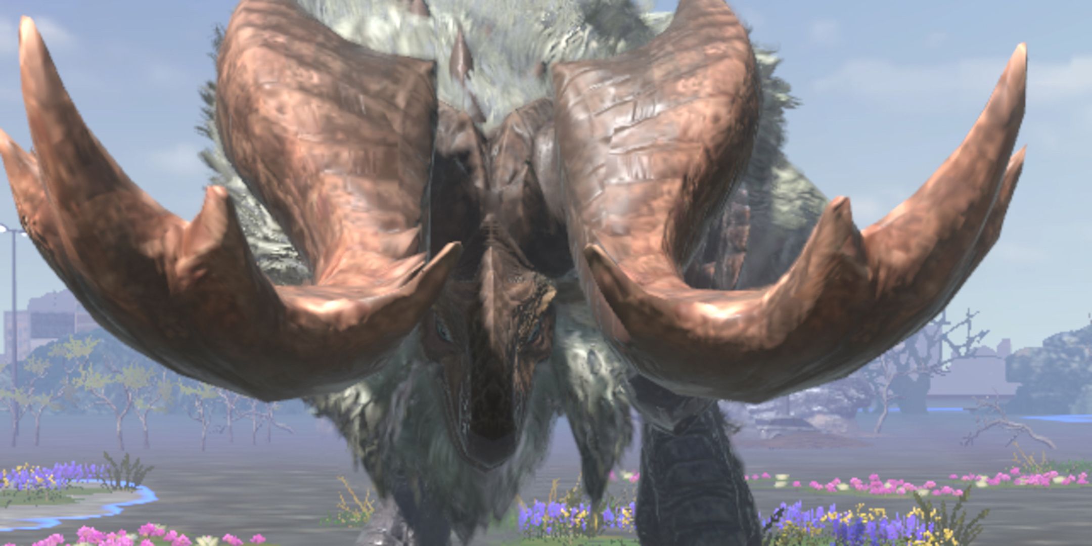 Banbaro running forward in Monster Hunter Now