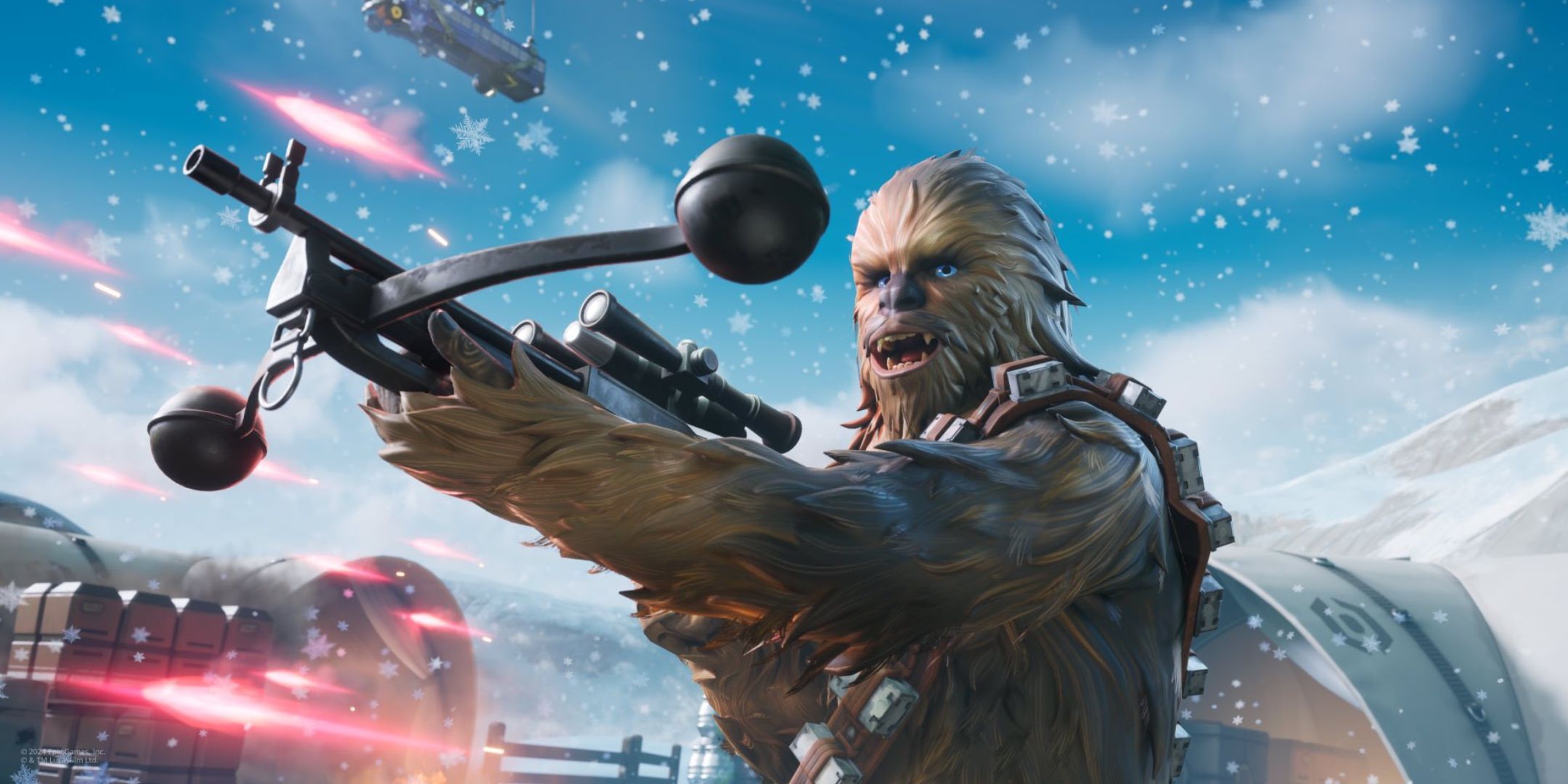 Fortnite Star Wars Update Adds Wookie Bowcaster And Unvaults Olympic