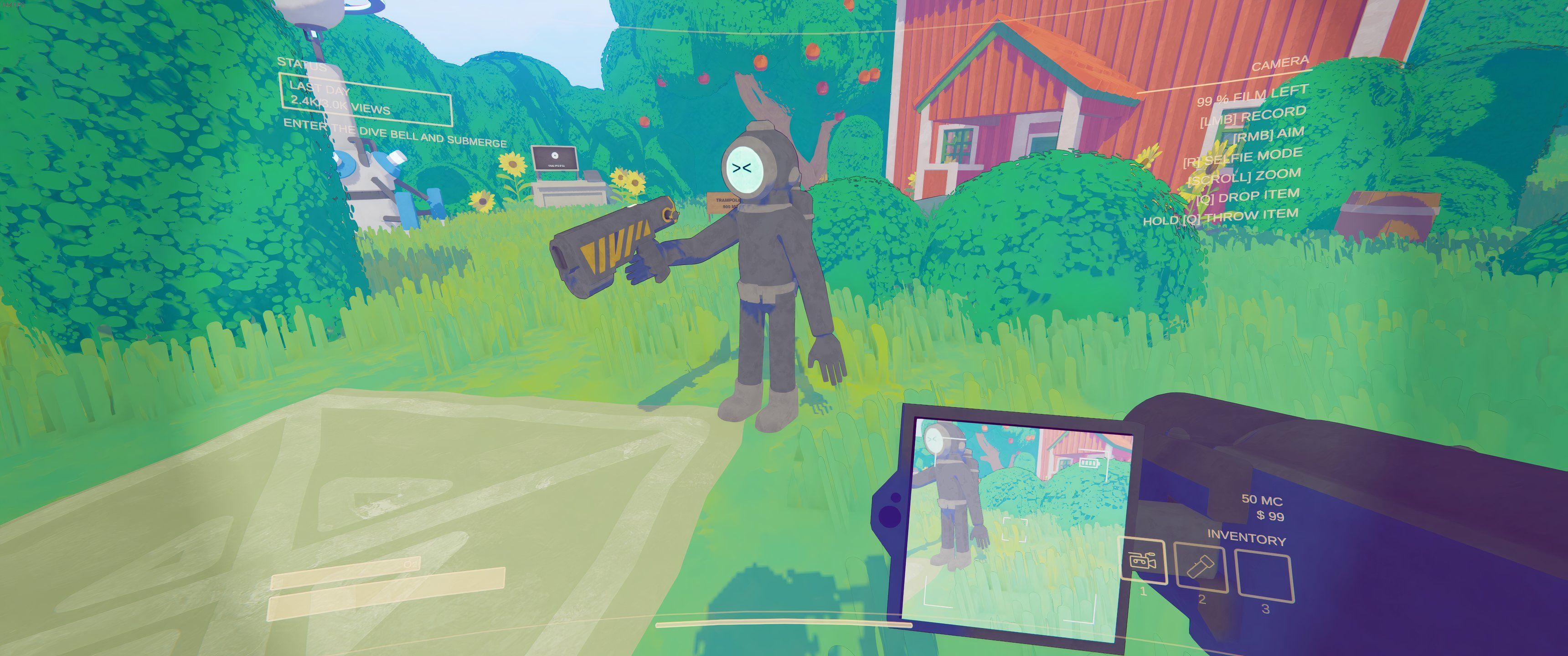 Content Warning: A player holds the Rescue Hook.