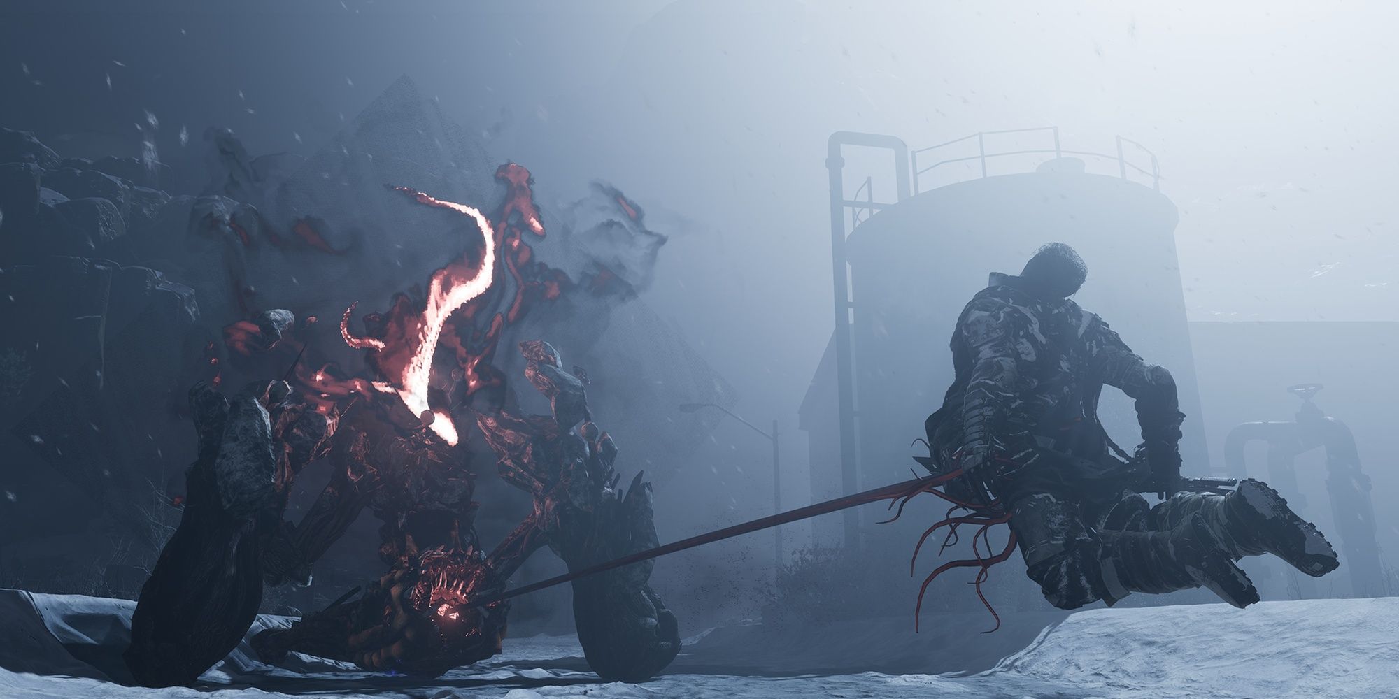 Fade To Silence: Ambushed By A Twisted Monster And Its Tentacle