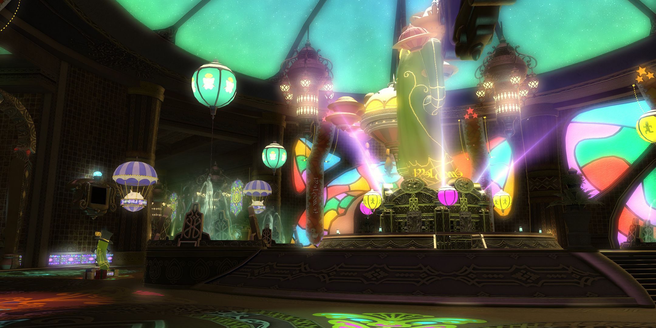 the main counter in the gold saucer