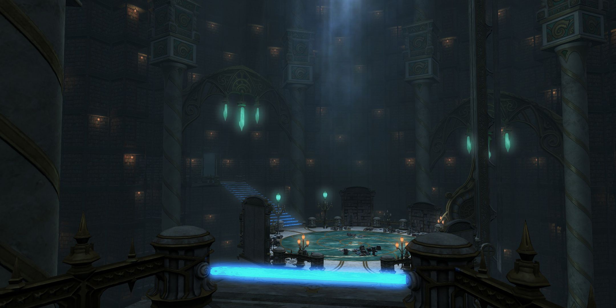 great gubal library dungeon landscape