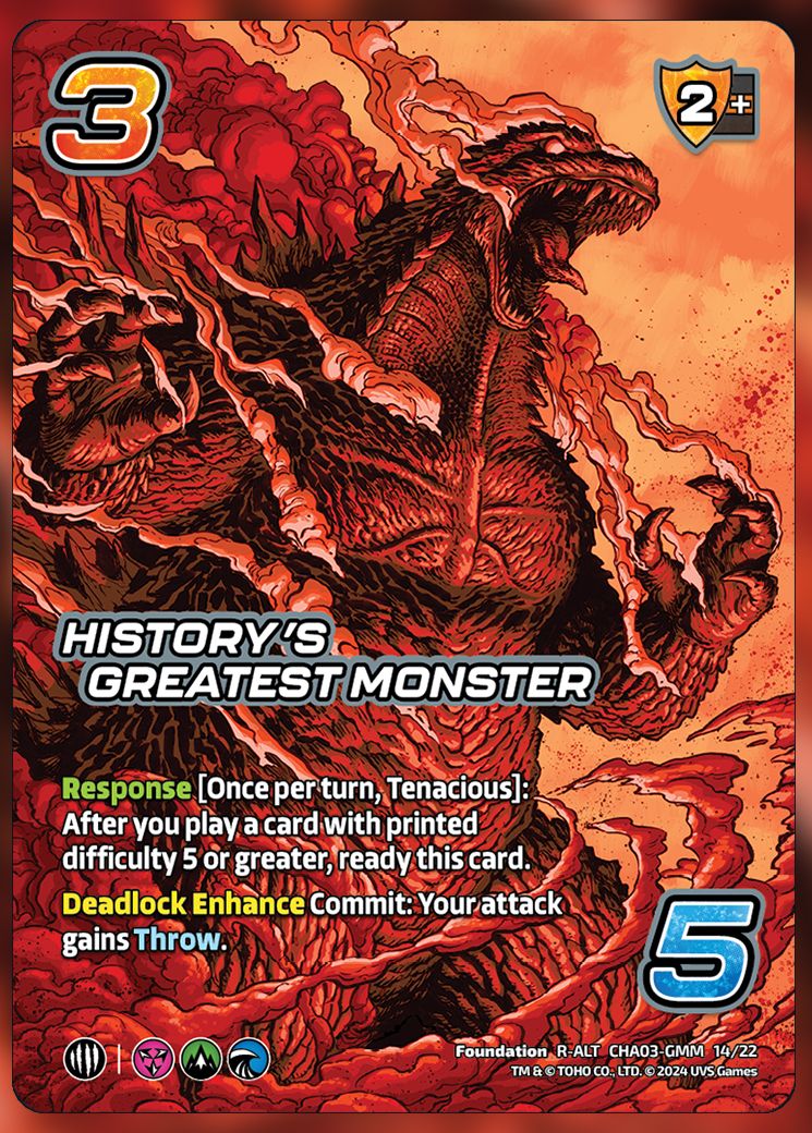 History's Greatest Monster Alt Art