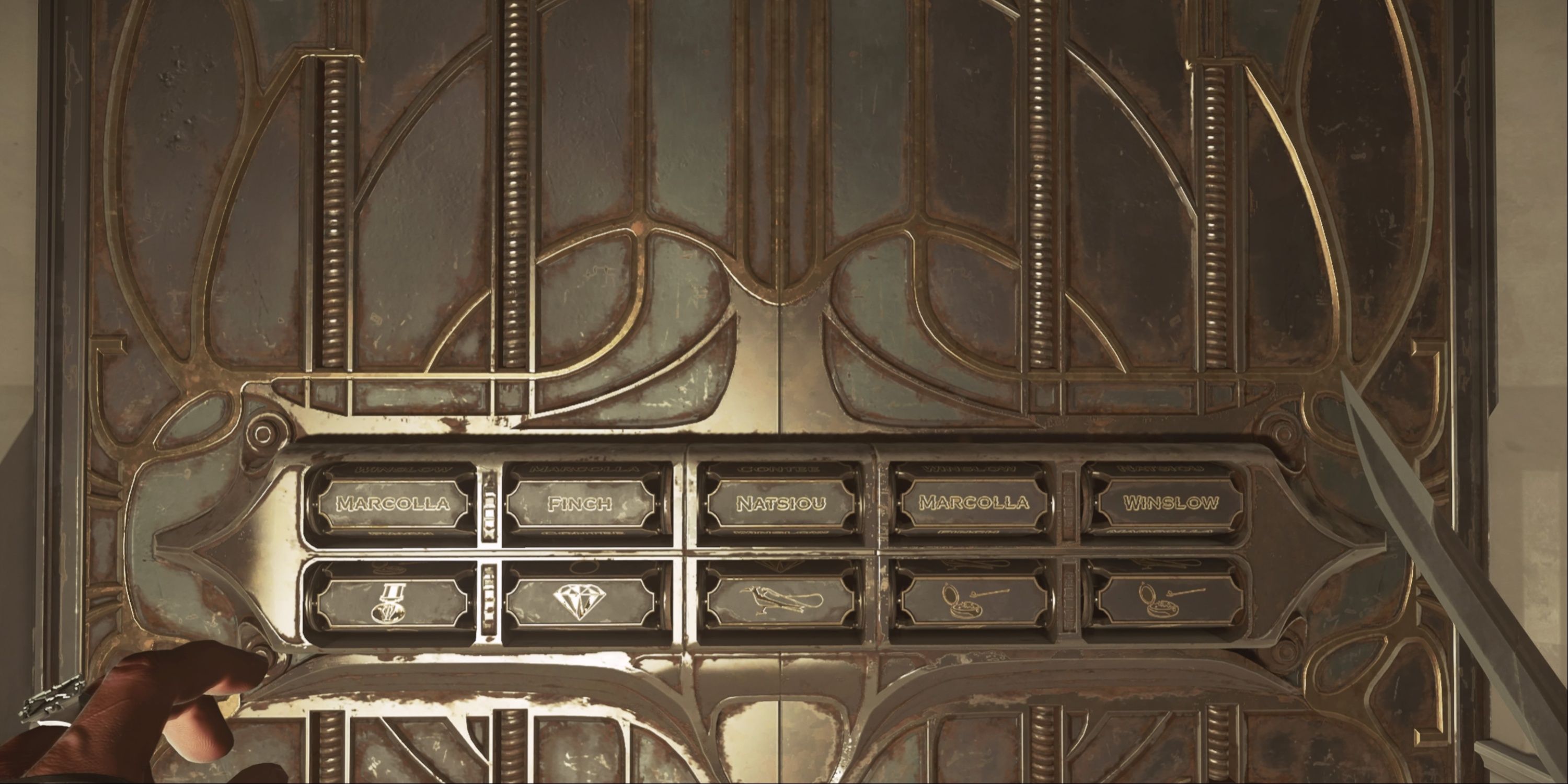 Jindosh Puzzle panels in Dishonored 2