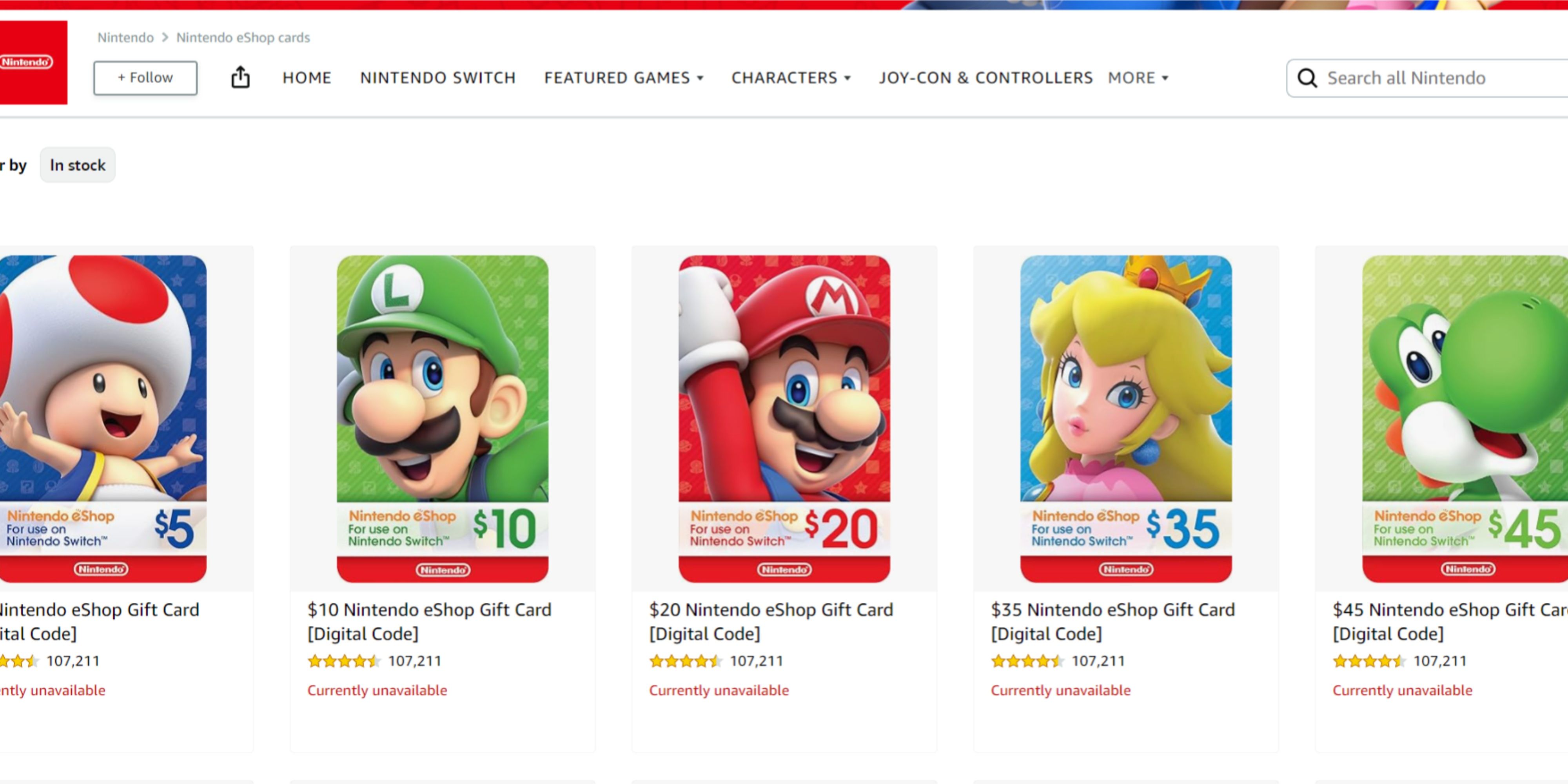 Nintendo eShop Present Taking part in playing cards Are No For an extended interval Obtainable On Amazon