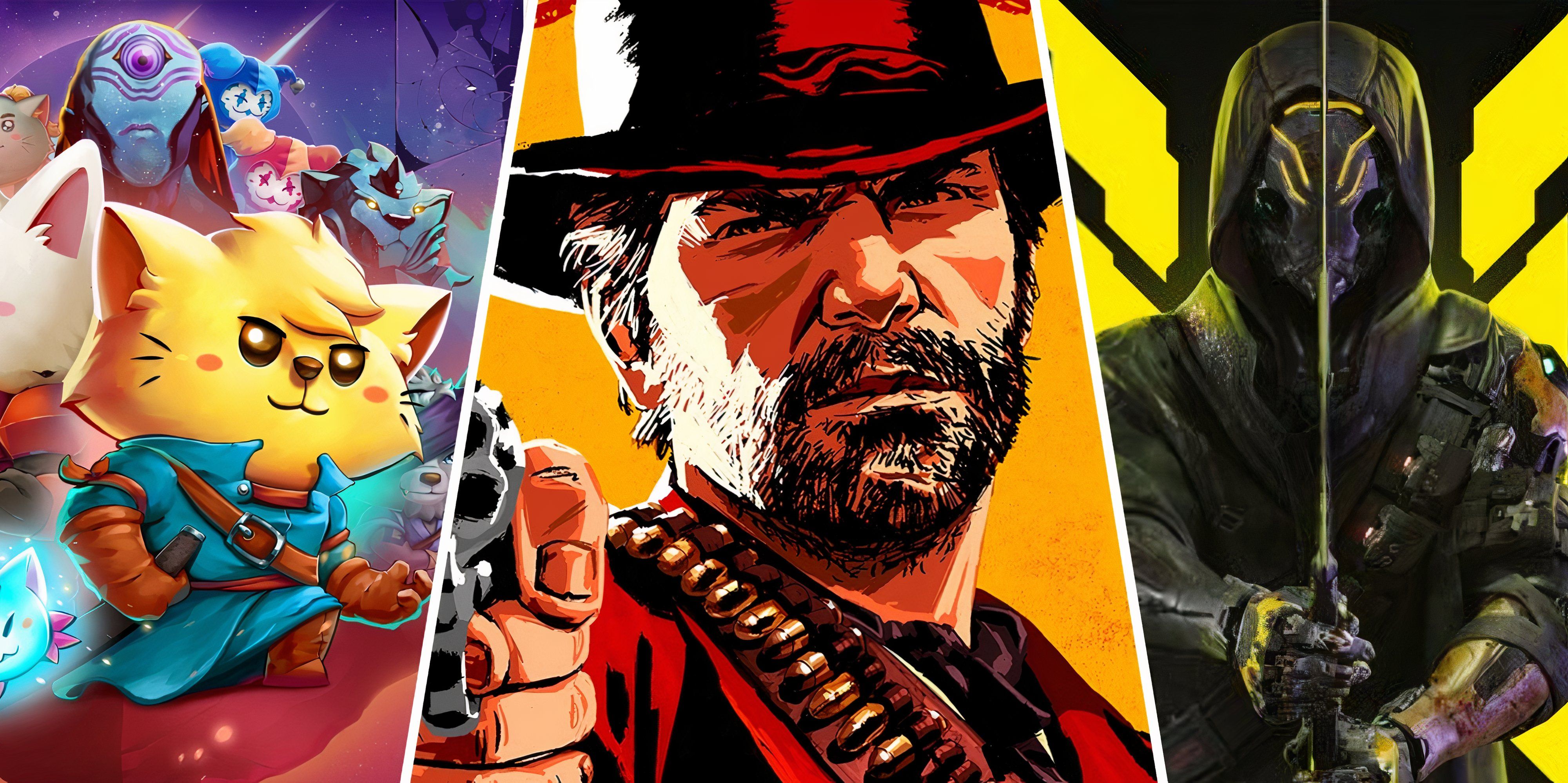 cat quest 2، red dead redemption 2 و ghostrunner 2