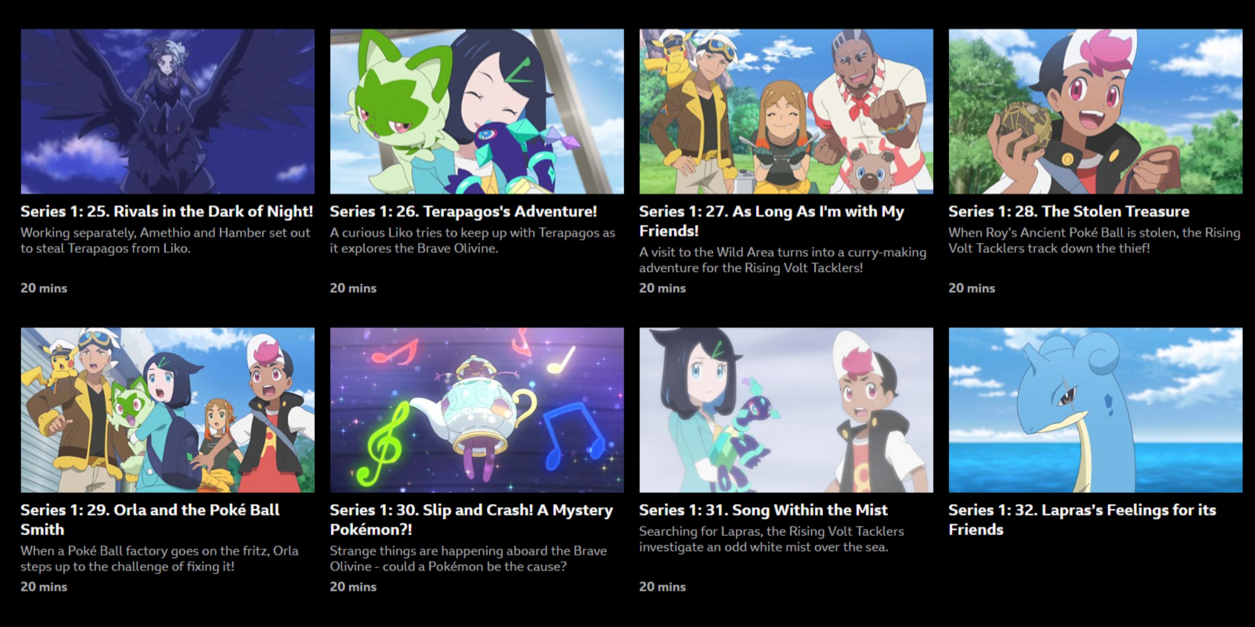 BBC добавляет еще 12 эпизодов Pokemon Horizons в iPlayer