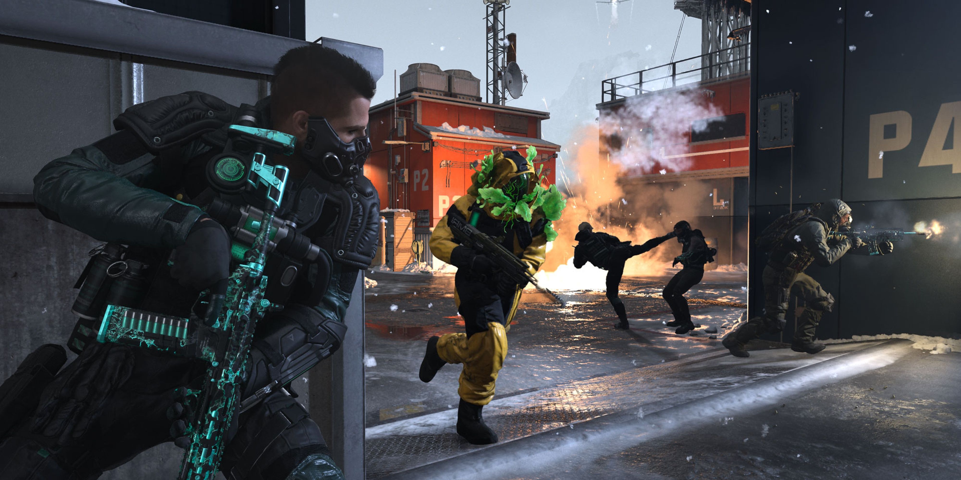Modern Warfare 3 Operators Fighting In Multiplayer