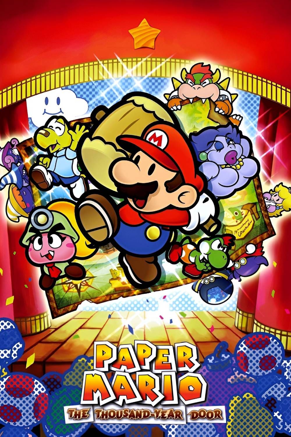Paper Mario - The Thousand-Year Door 2024 برچسب صفحه روی جلد Art-1