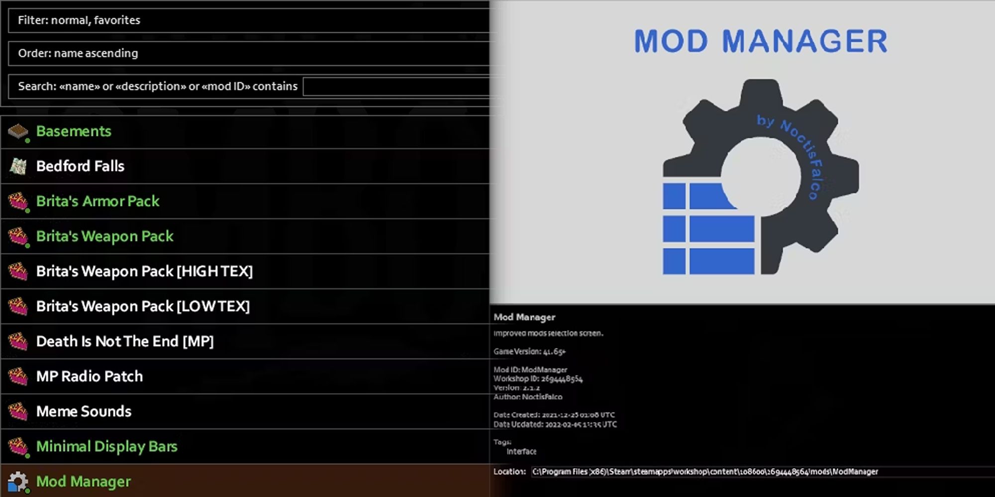 Project Zomboid Mods Mod Launcher And Manager