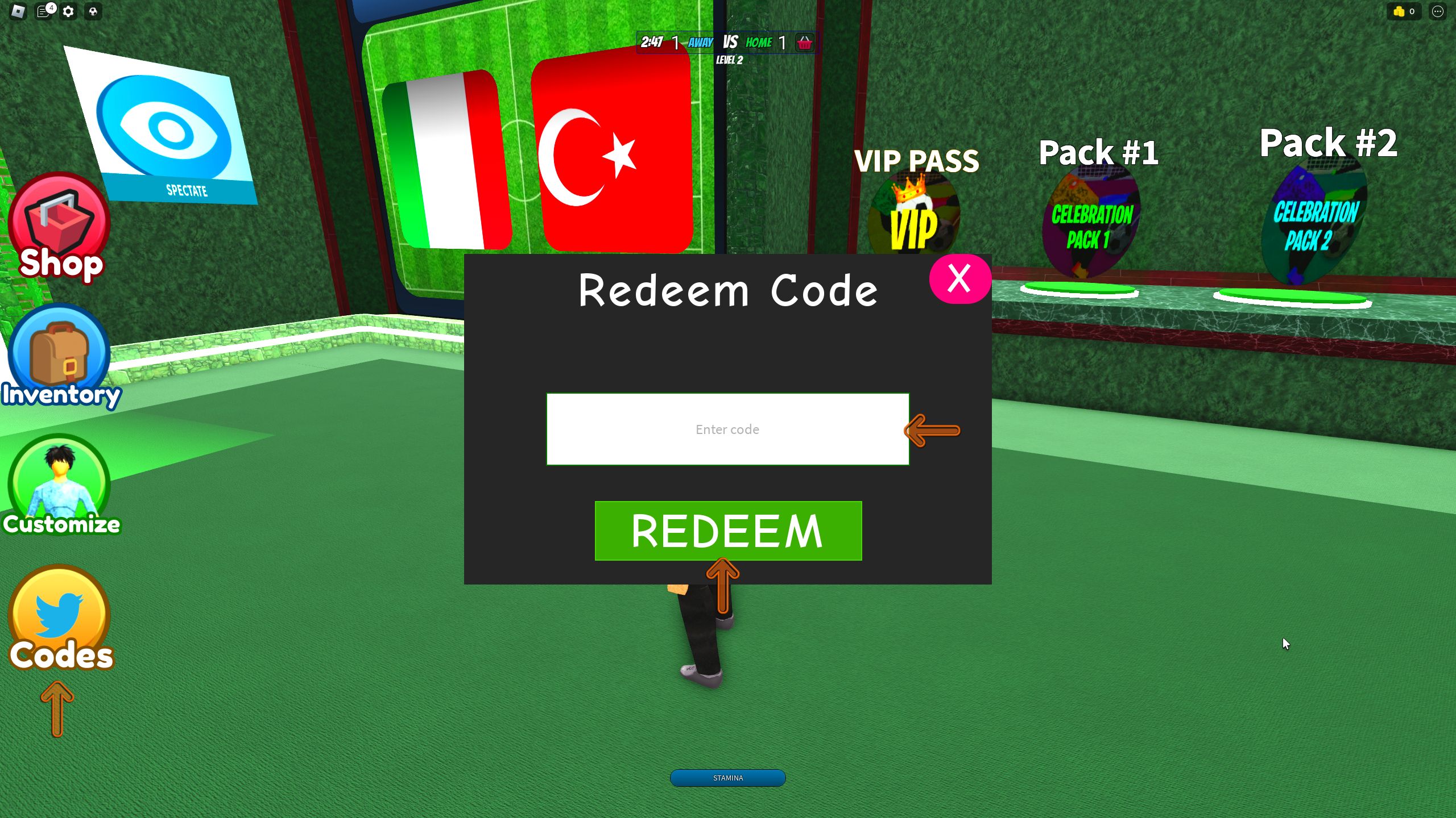 Realistic street soccer codes roblox