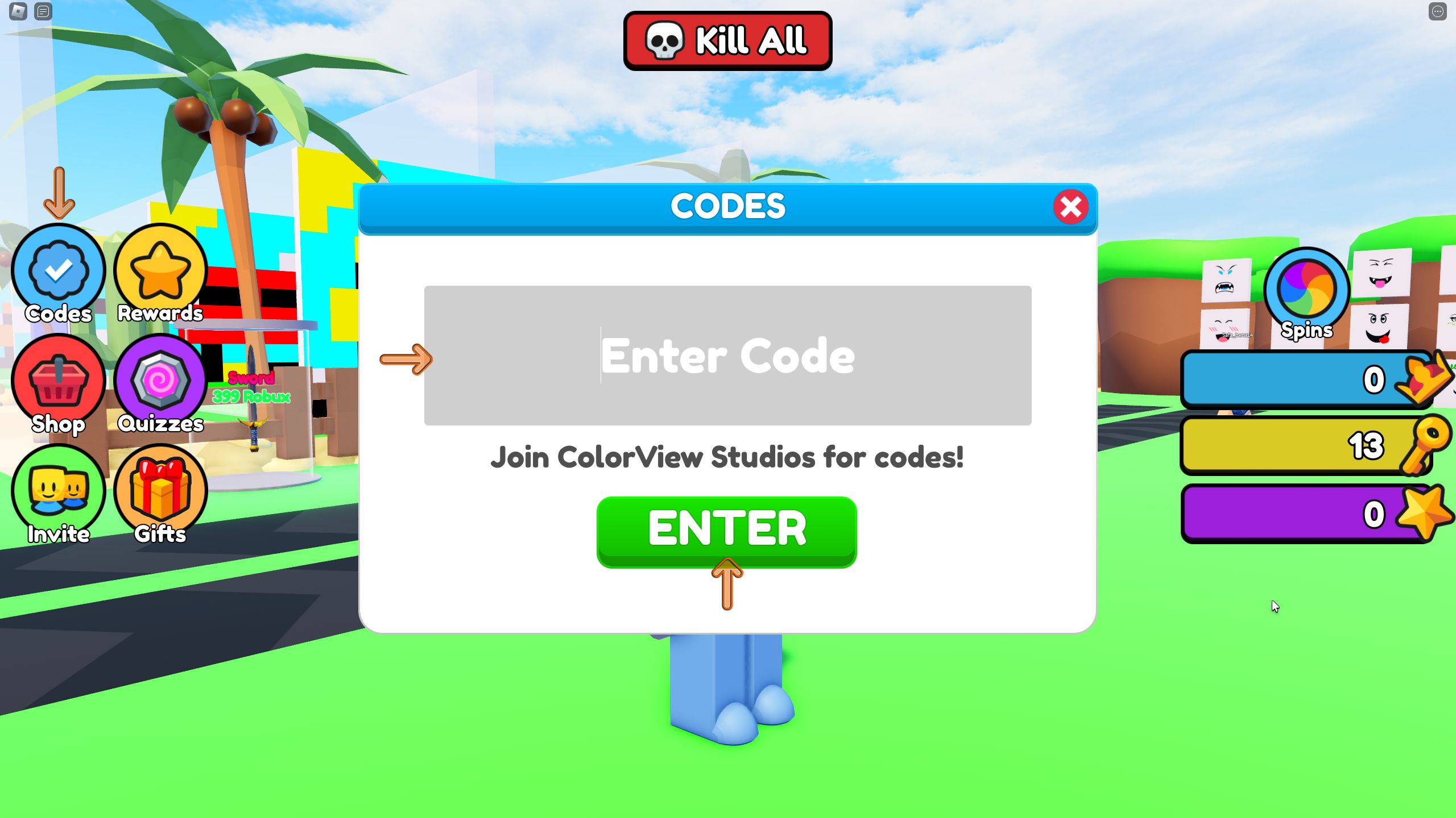 Drawing Quiz Codes - Roblox