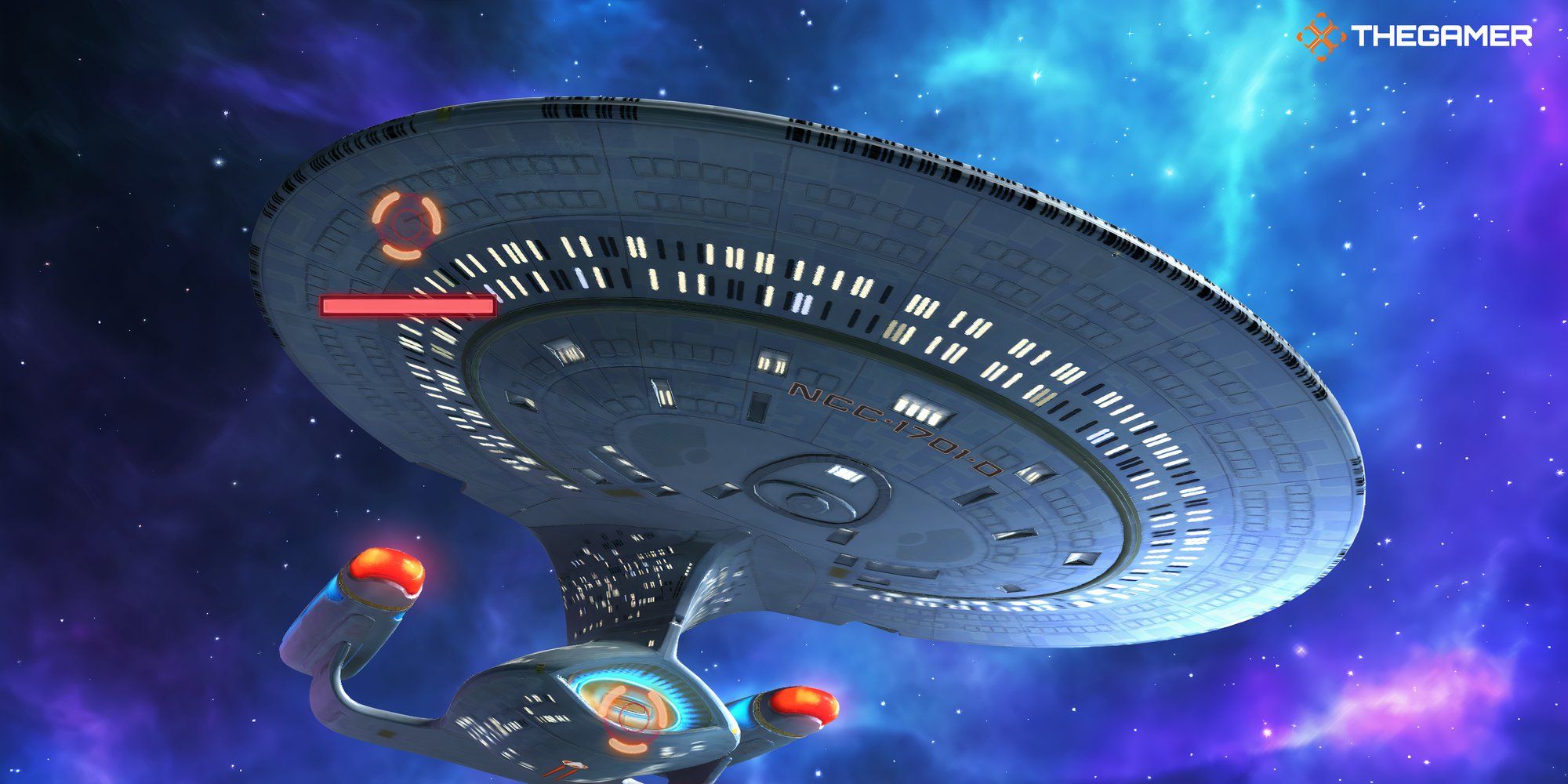 The USS Enterprise-D as seen in Star Trek Fleet Command