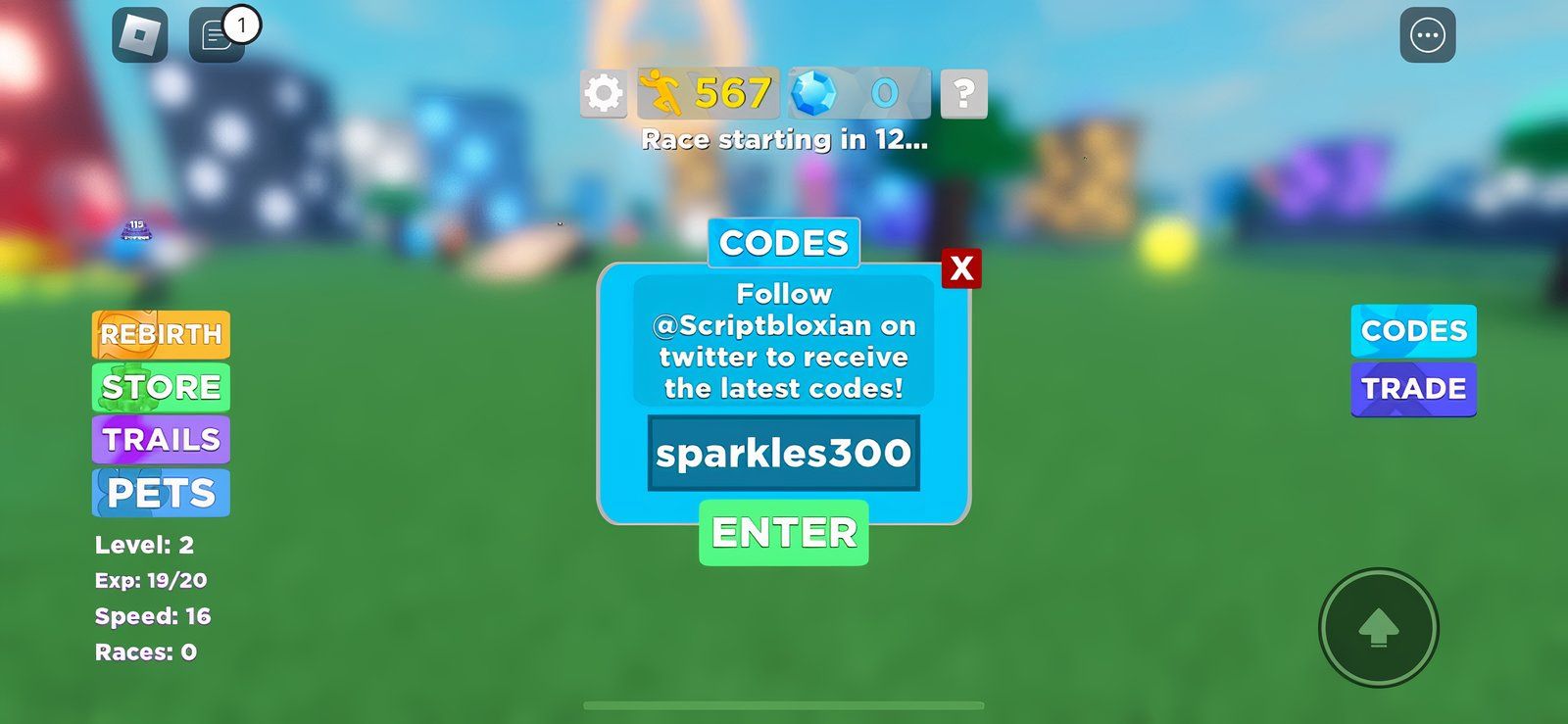 Legends Of Speed Codes - Roblox