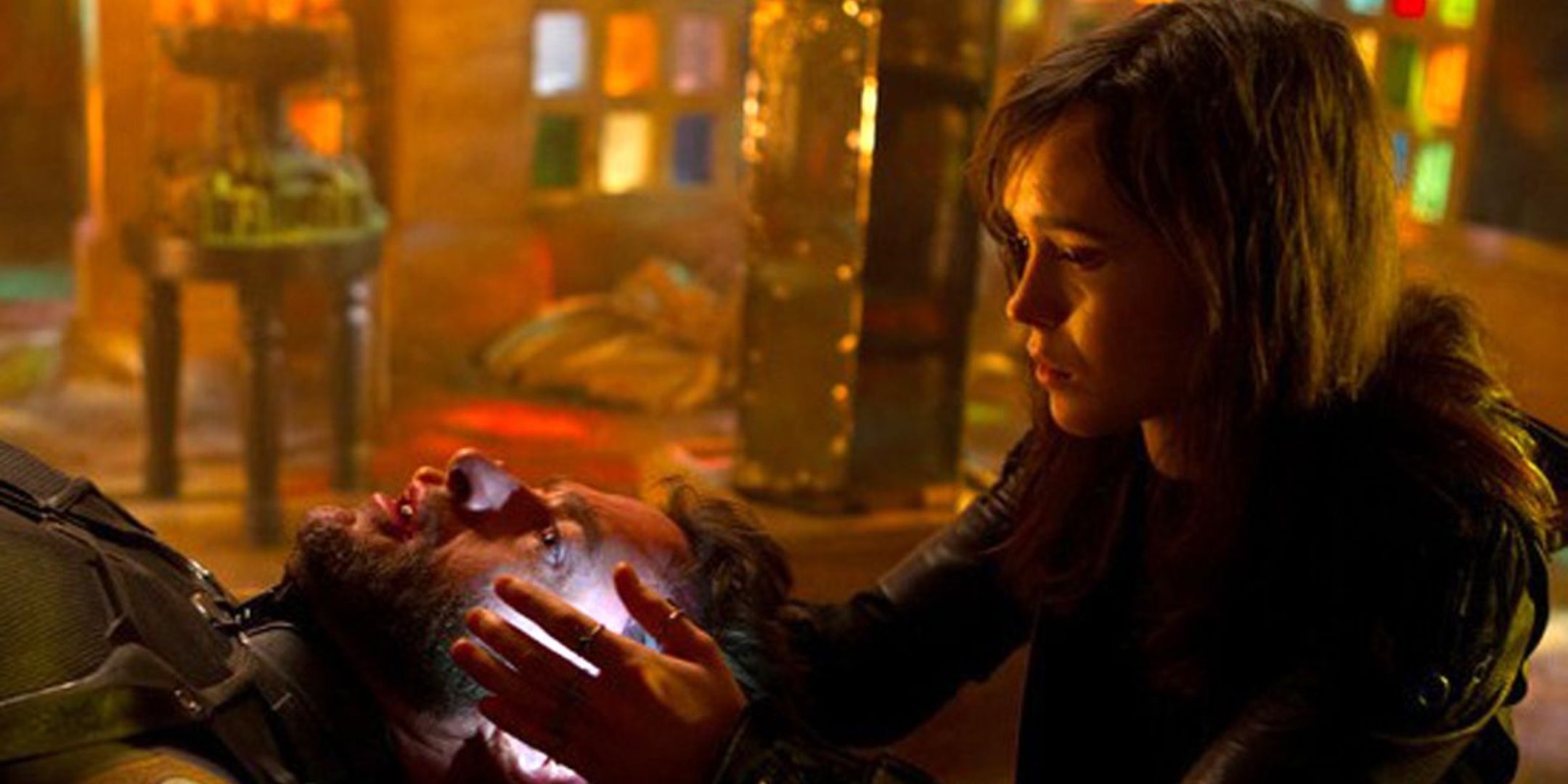 X-Men Days of Future Past Kitty Pryde Sending Wolverine Through Time By Putting Hands Beside His Head