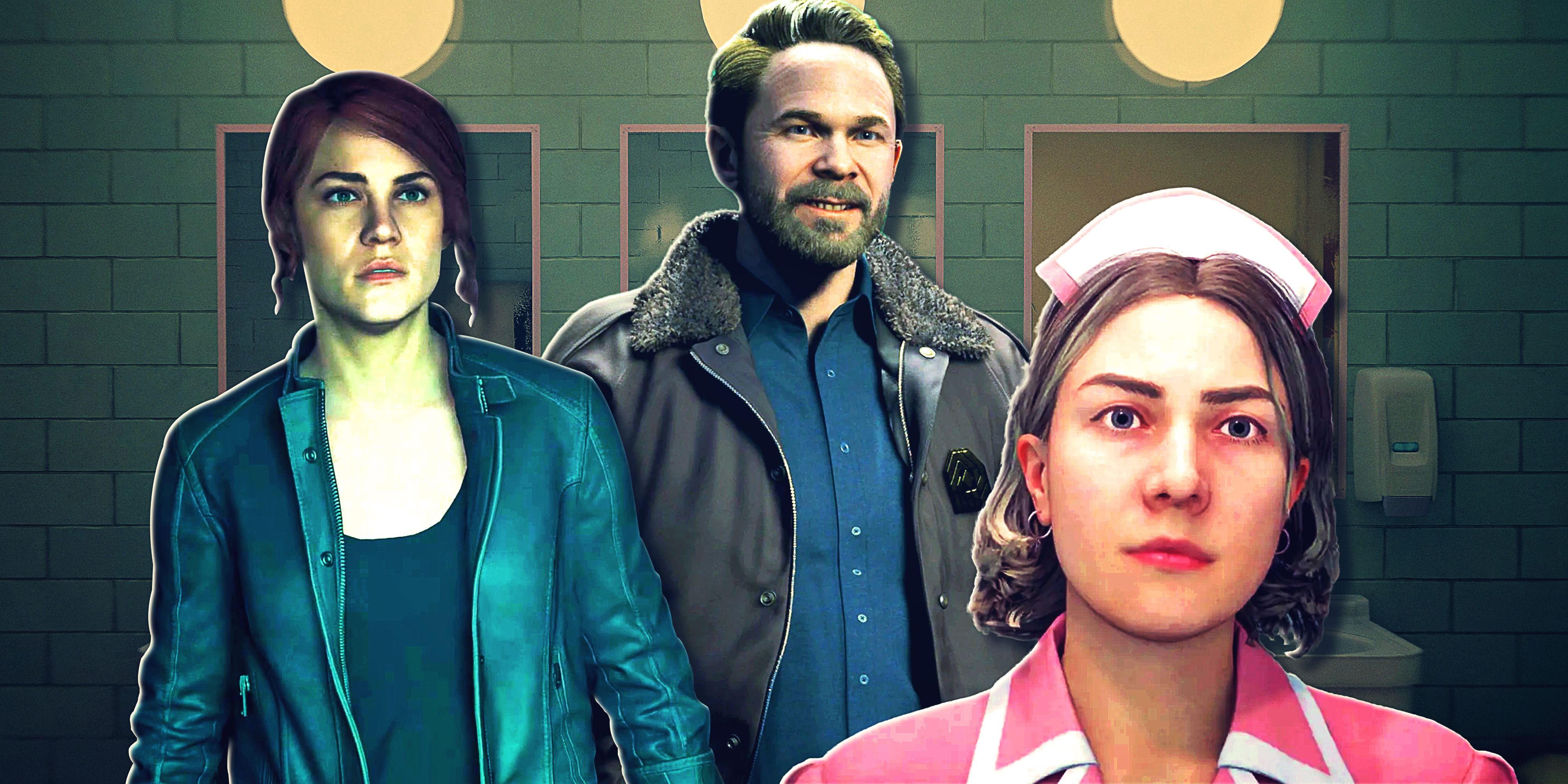 Jesse Faden, Detective Breaker, and Rose Marigold in Alan Wake 2: Night Springs