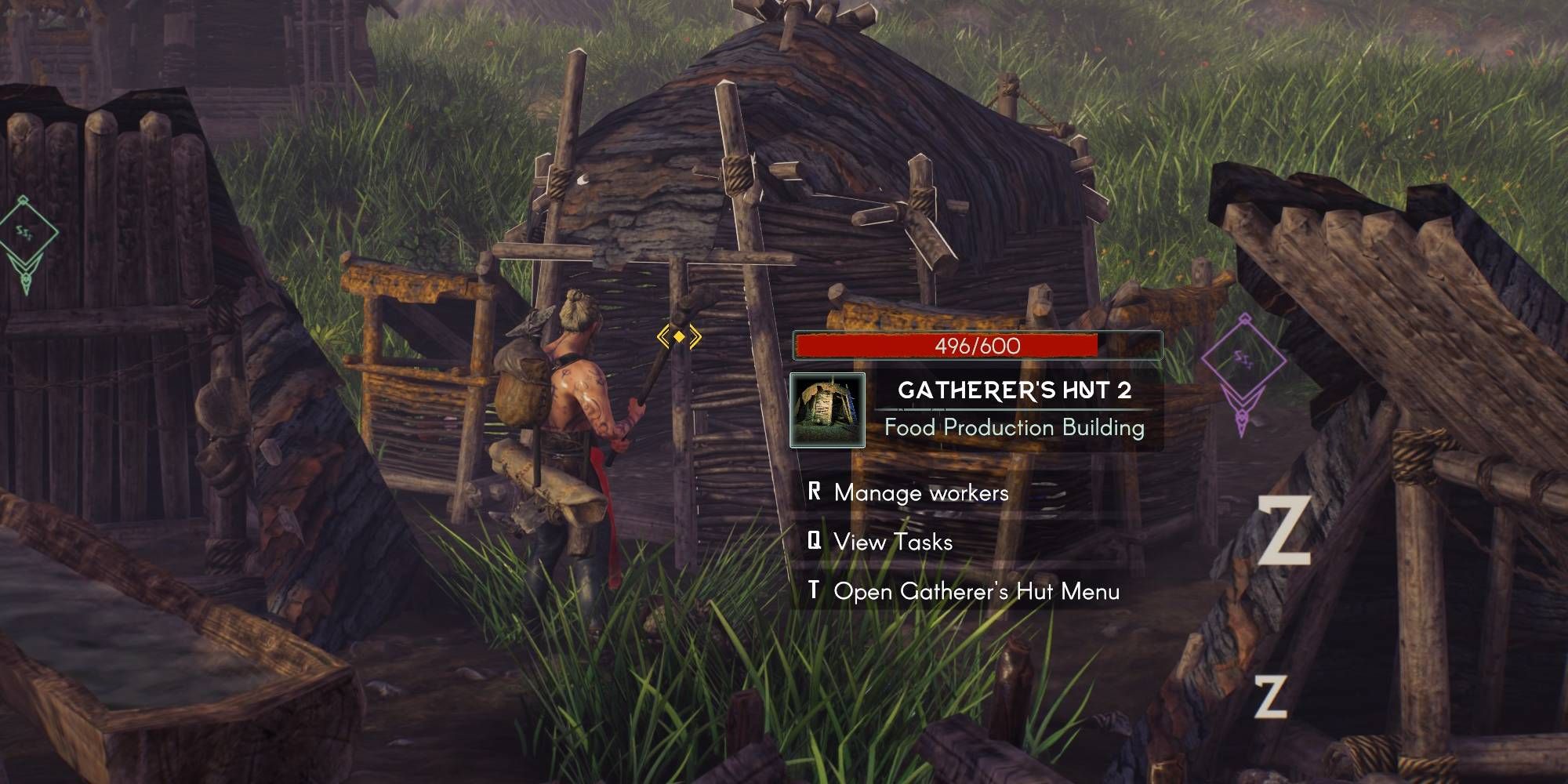 Aska gatherers hut