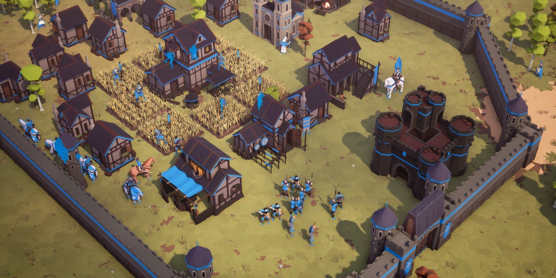 Empires Apart - Picture of a town in the game