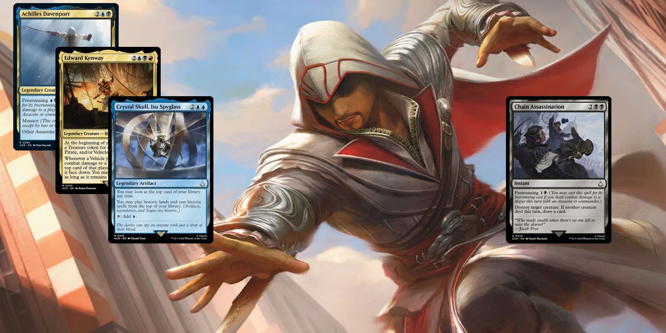 Best cards for commander from universes beyond assassin s creed for mtg