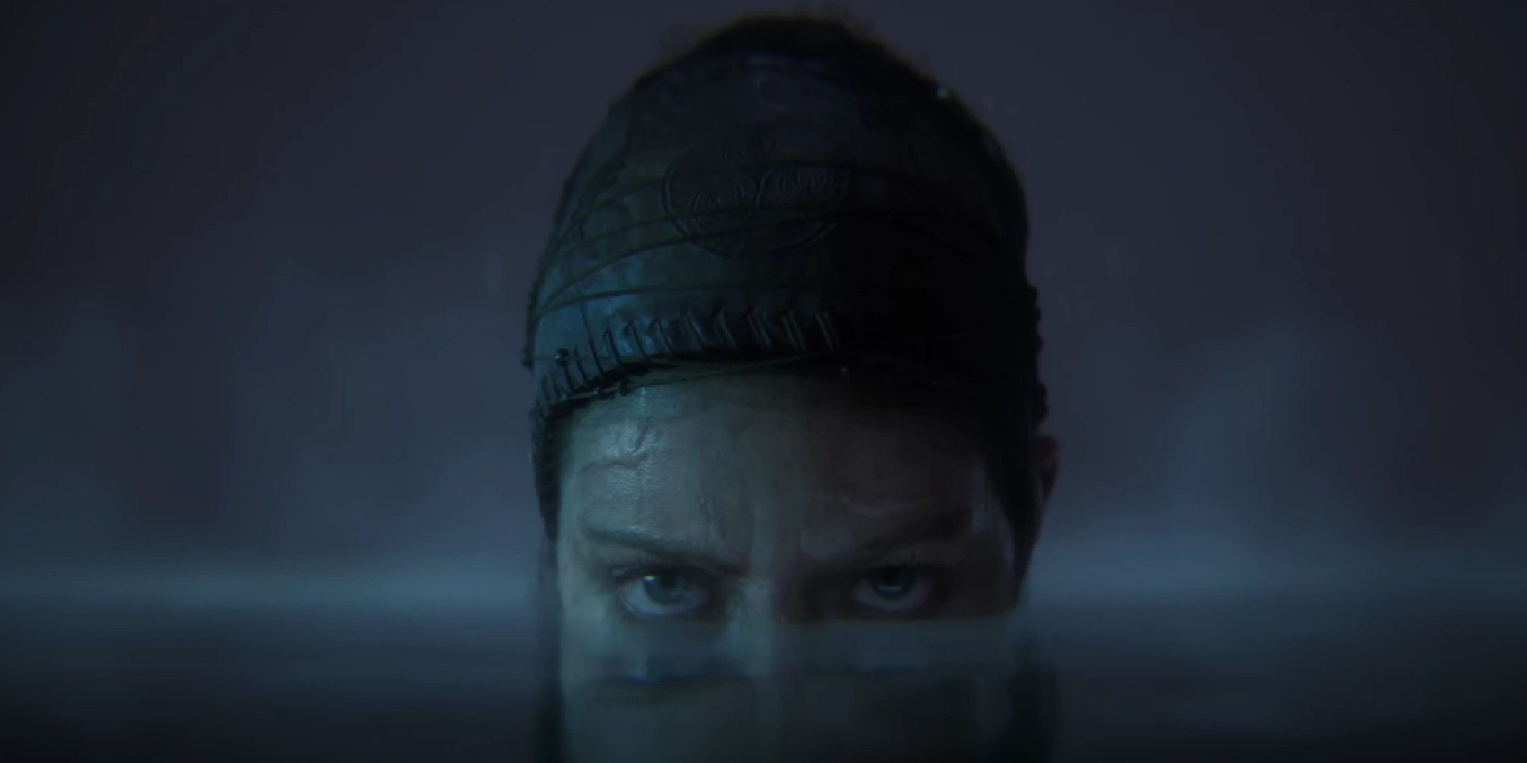 hellblade 2 image showing senua rising from water