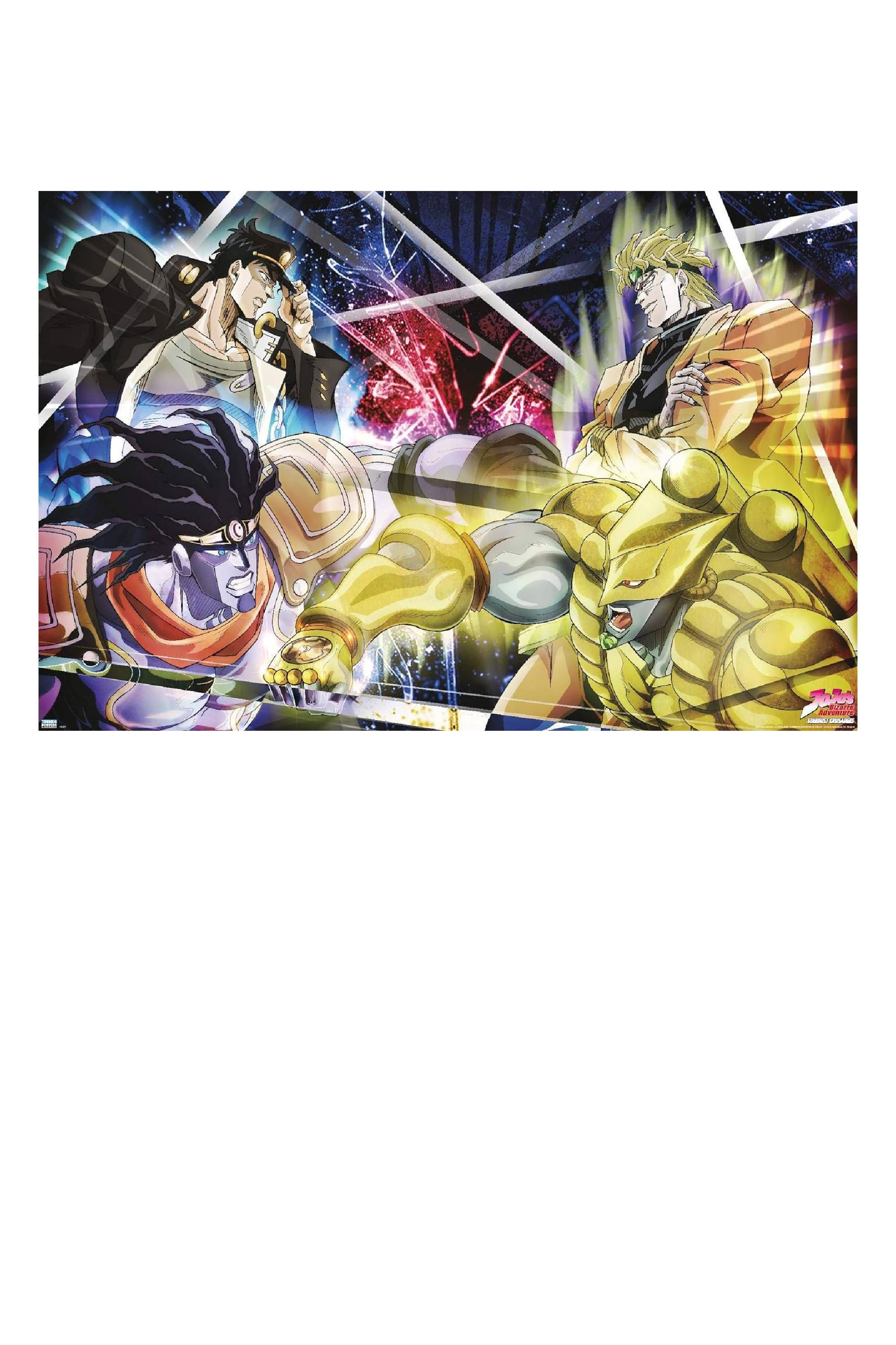 JoJo&rsquo;s Bizarre Adventure Season 2 Key Art Wall Poster