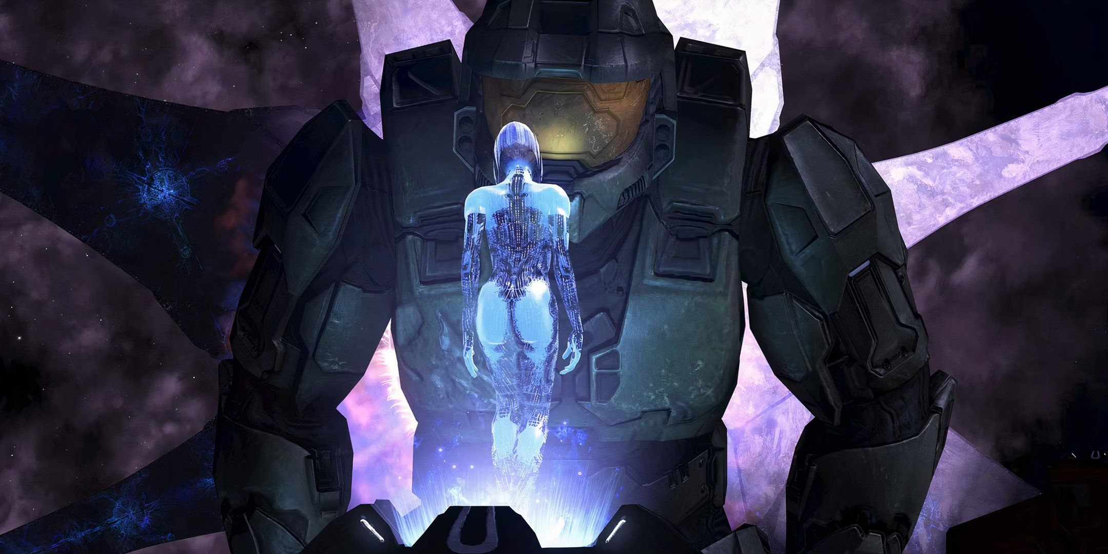 Master Chief and Cortana talking in Halo 3