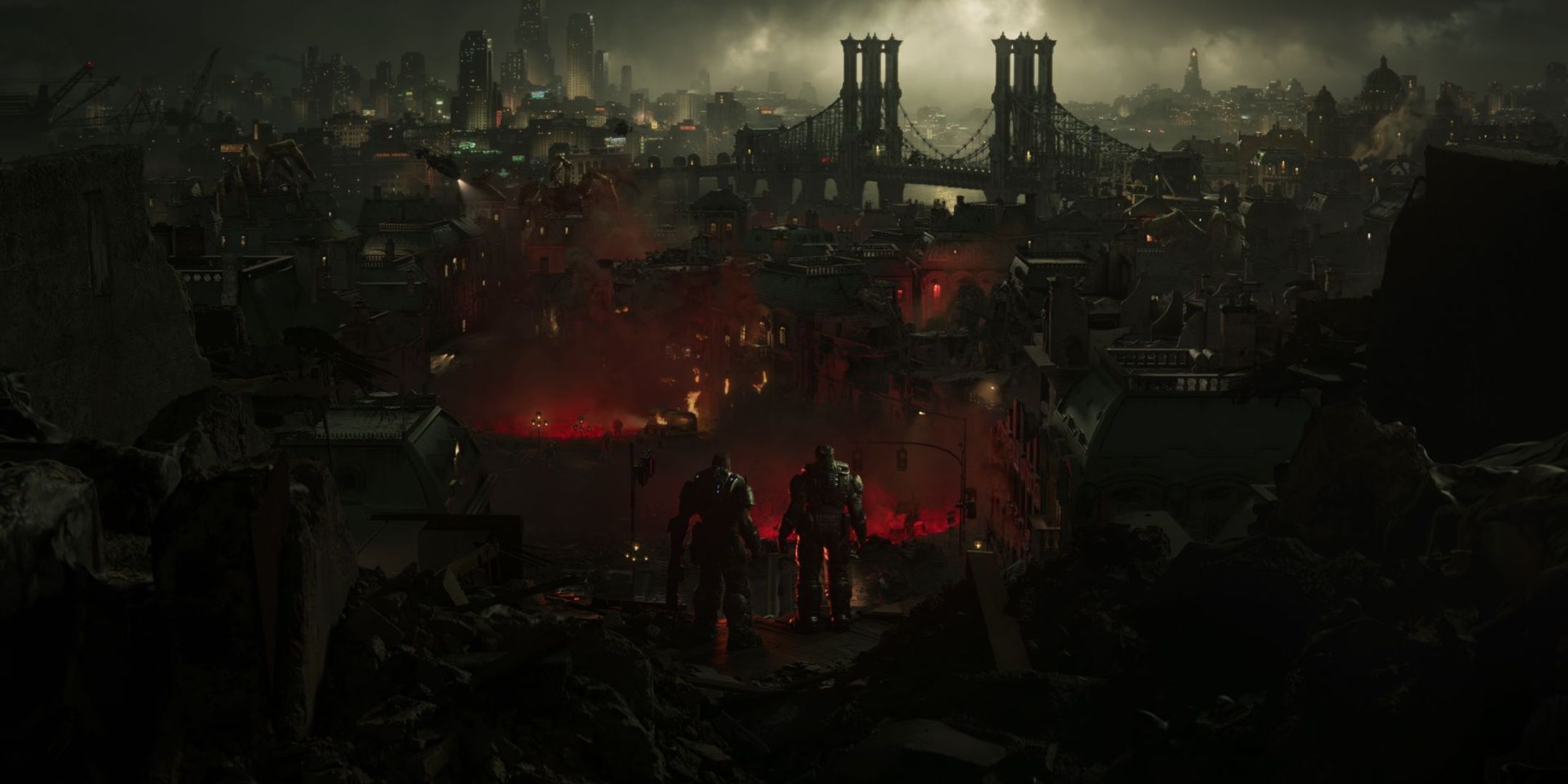 Gears of War: E-Day по праву признает свое происхождение из безумного мира