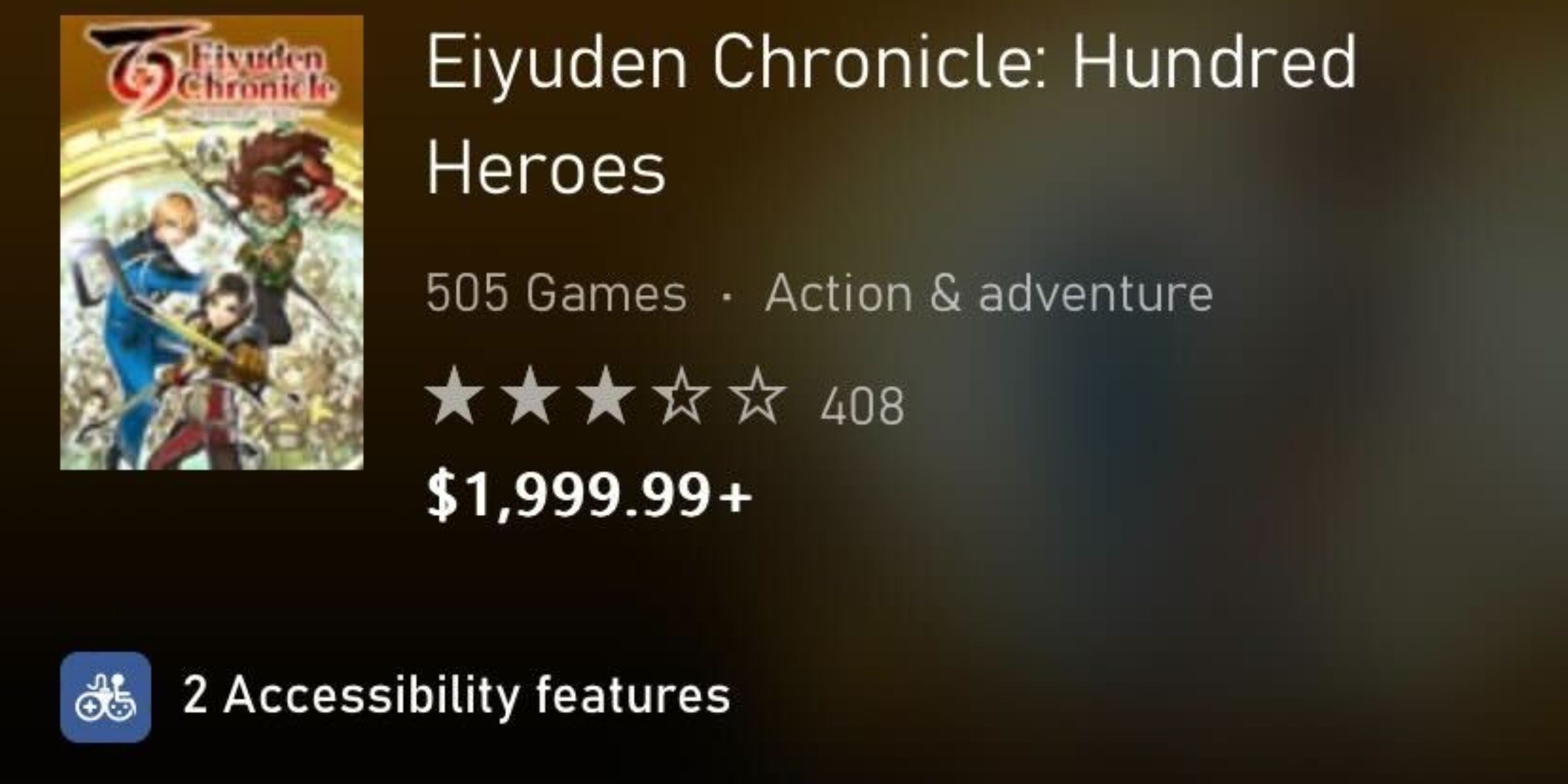 Xbox продает Eiyuden Chronicle: Hundred Heroes почти за 2000 долларов