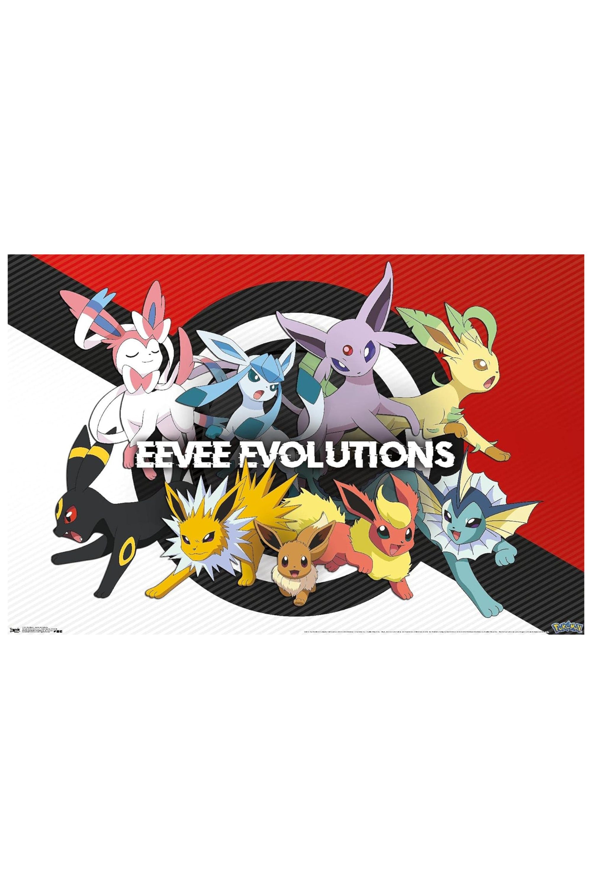 بهترین کالای Eevee در سال 2024 3 پوستر دیواری Eeveelution