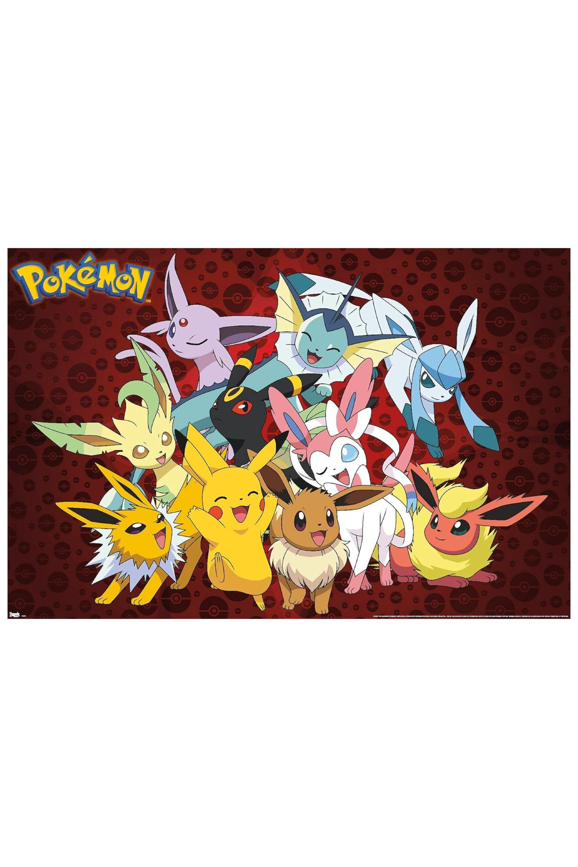 بهترین کالای Eevee در سال 2024 2 پوستر دیواری Pokemon Favorites