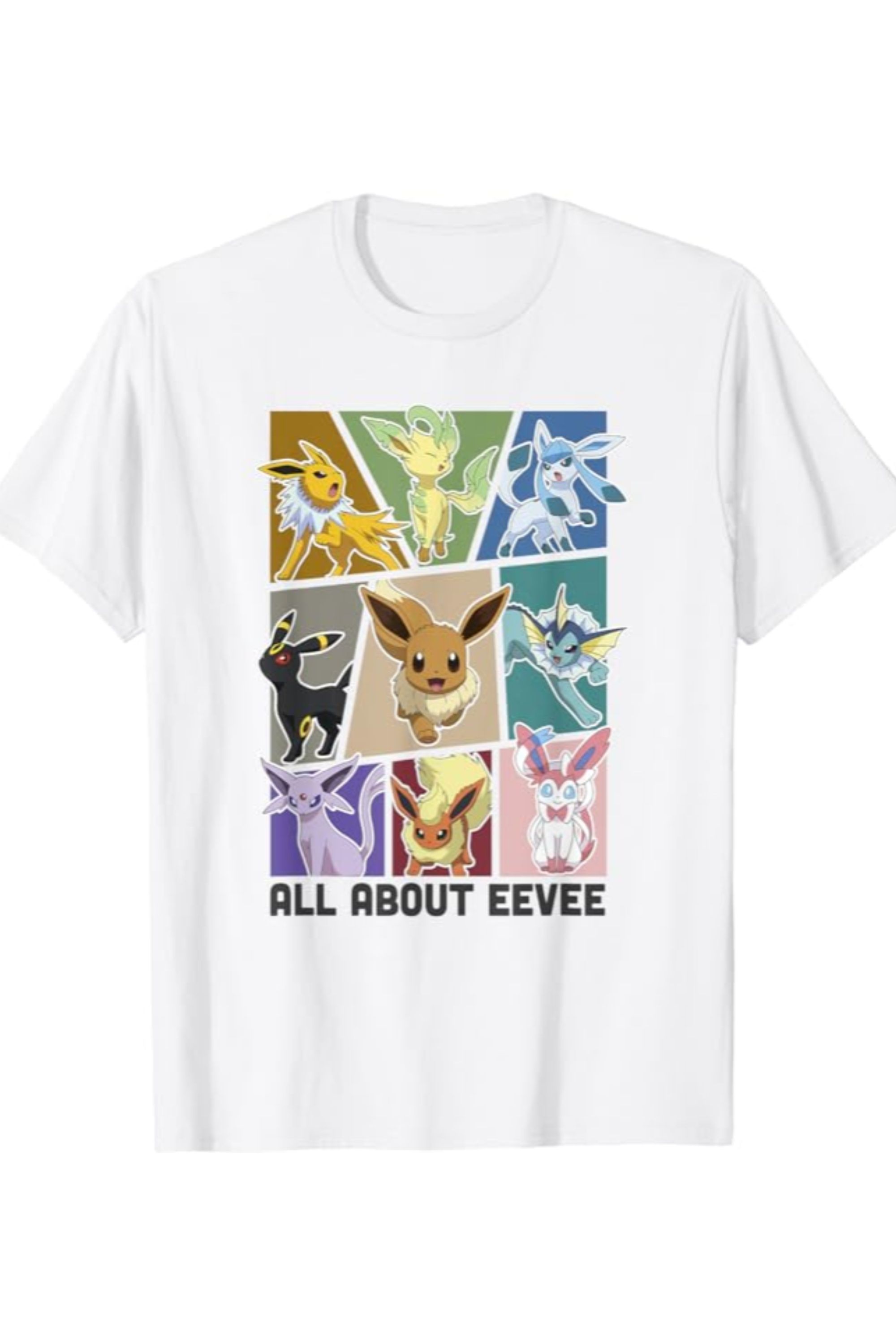 بهترین کالای Eevee در سال 2024 1 تی شرت Pokemon Eevee Evolution