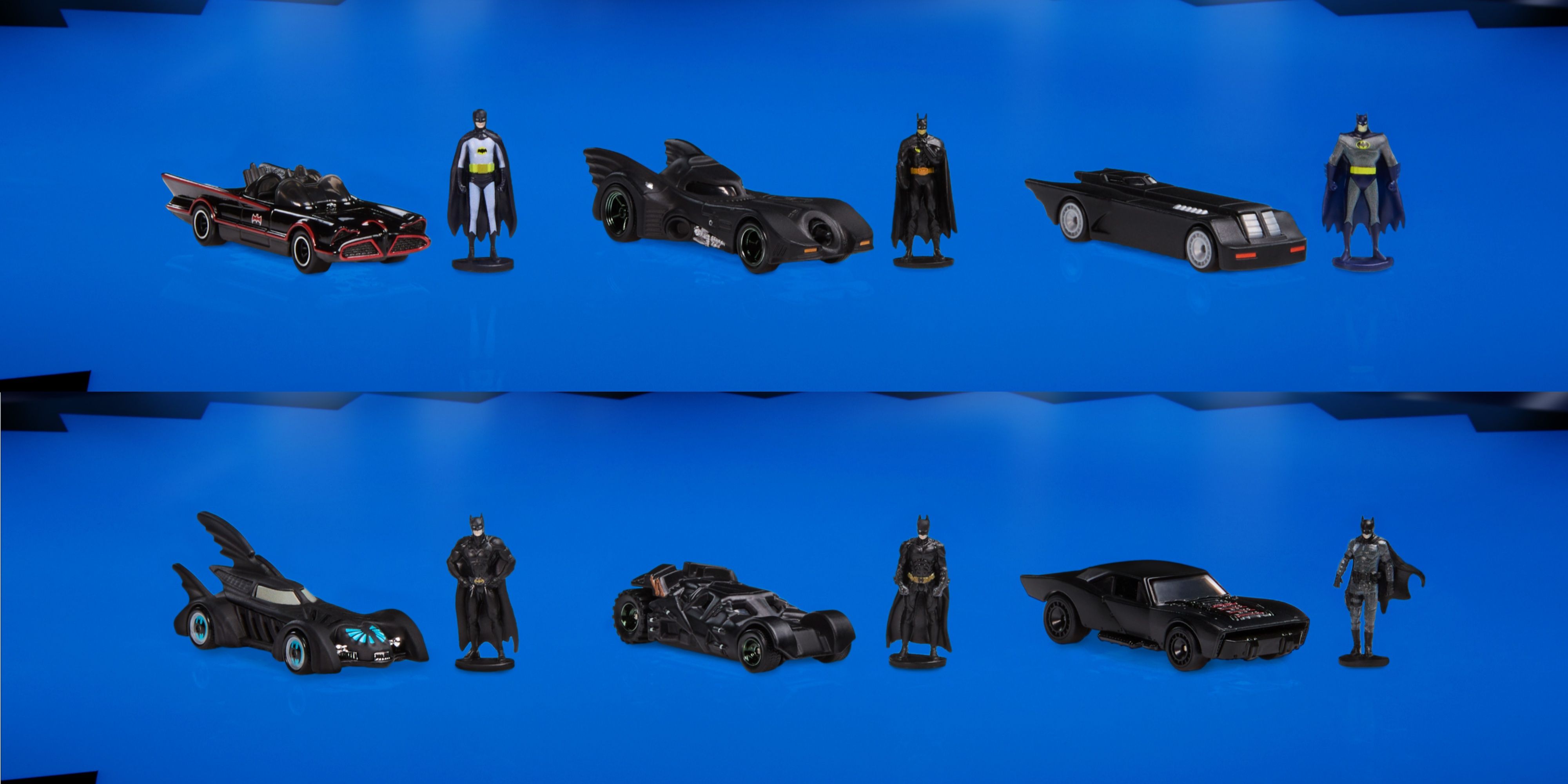 hot wheels batmobile toys with matching batman figures