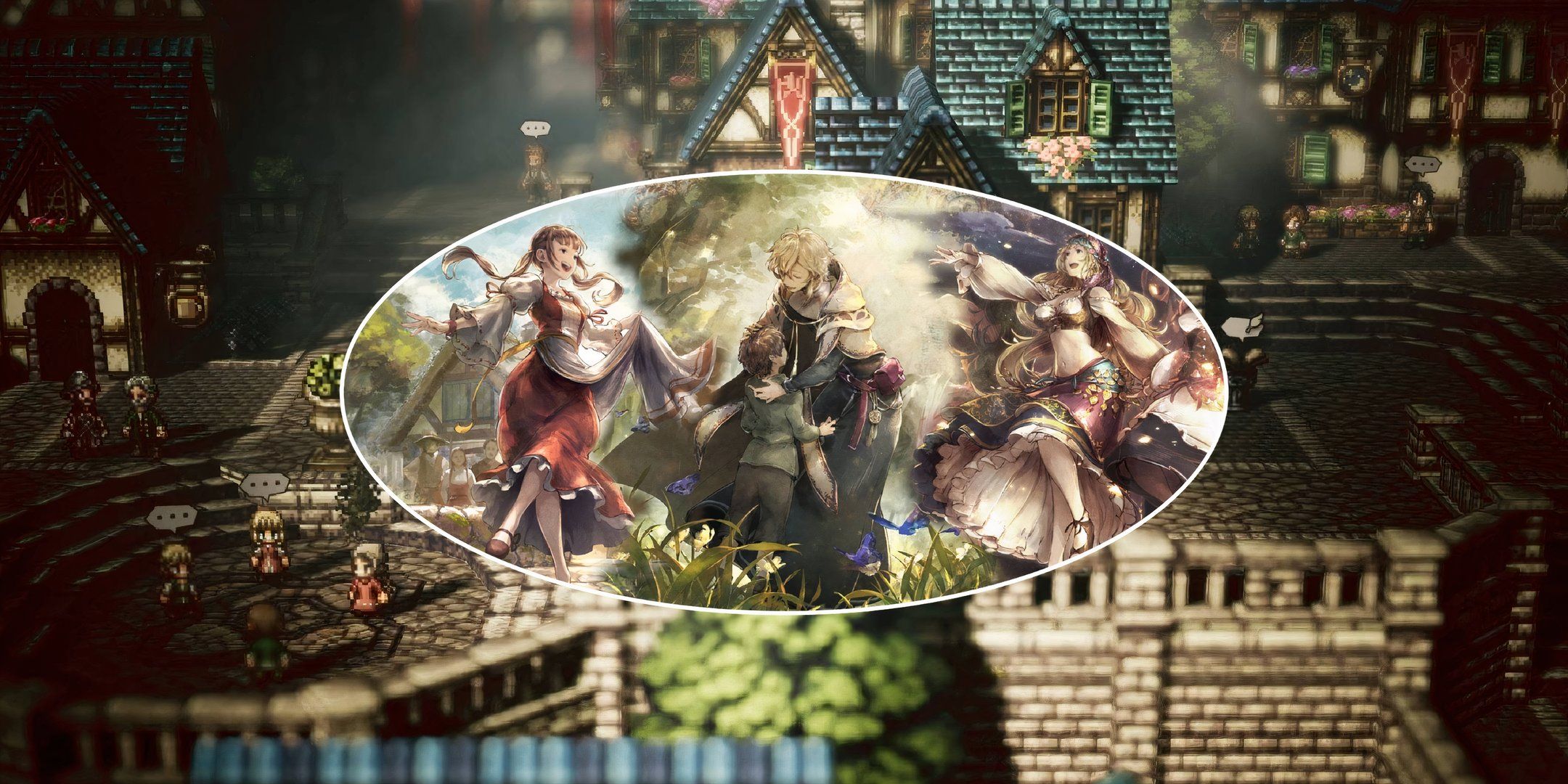 featured image with octopath traveler best team asano games