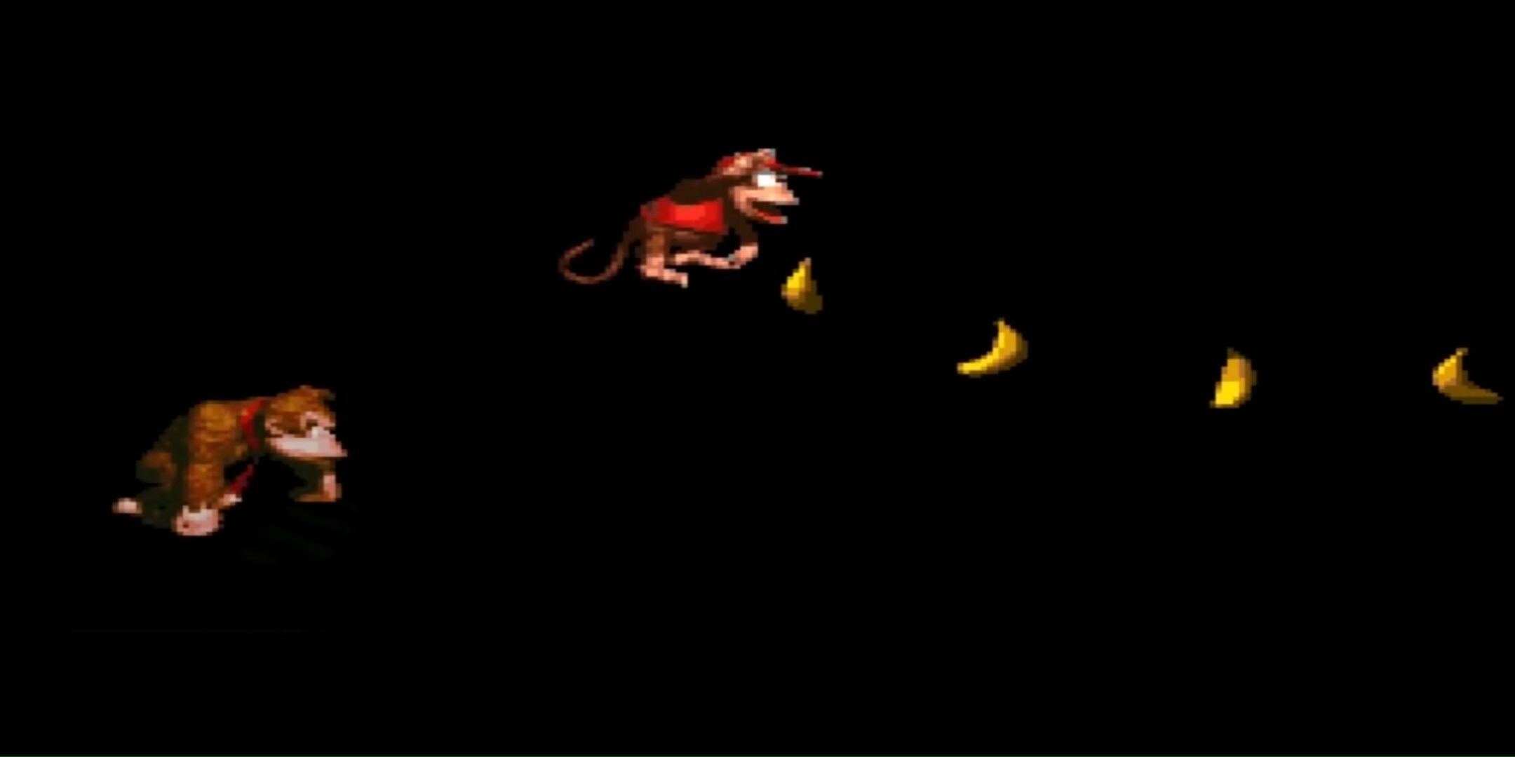 DOnkey and Diddy in the dark during Blackout Basement