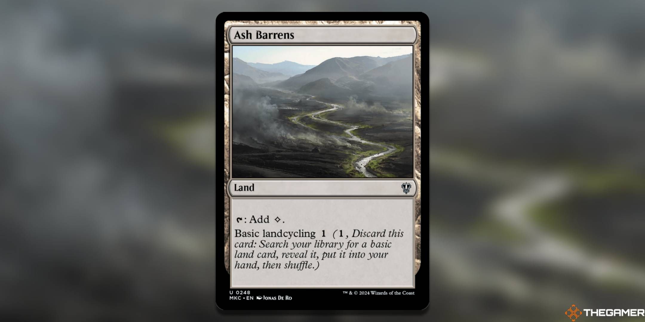 Ash Barrens Magic: The Gathering card