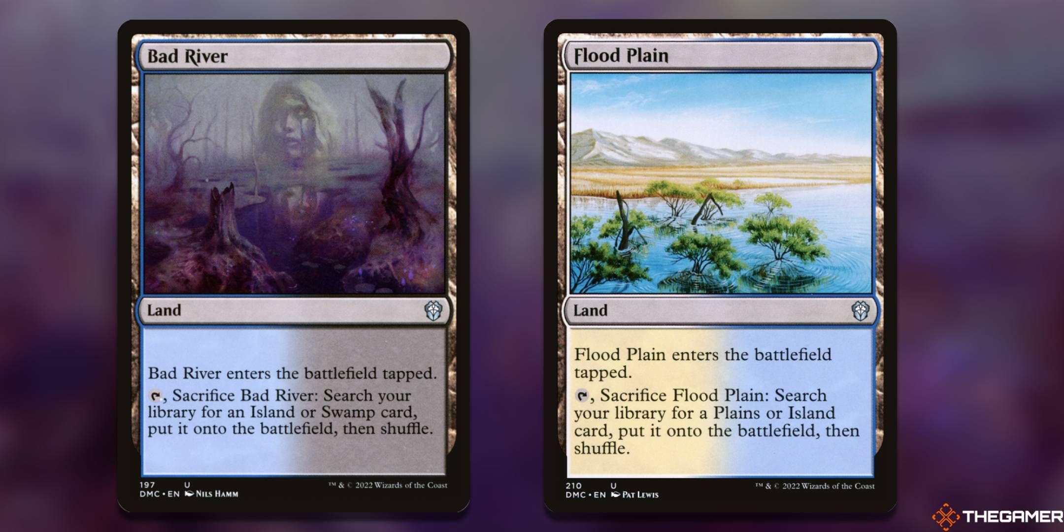 Bad River + Flood Plain Magic: The Gathering cards