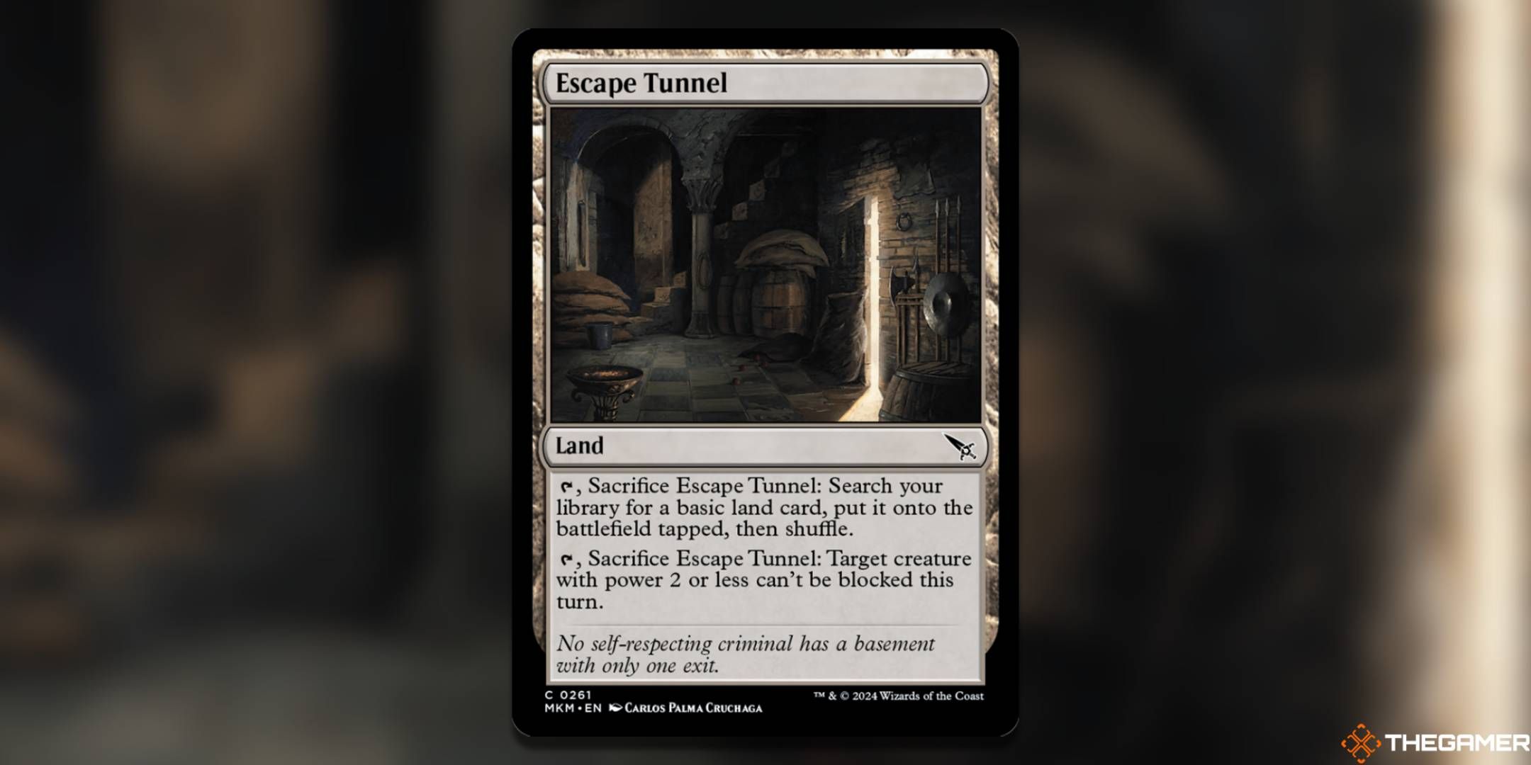 Escape Tunnel Magic: The Gathering card