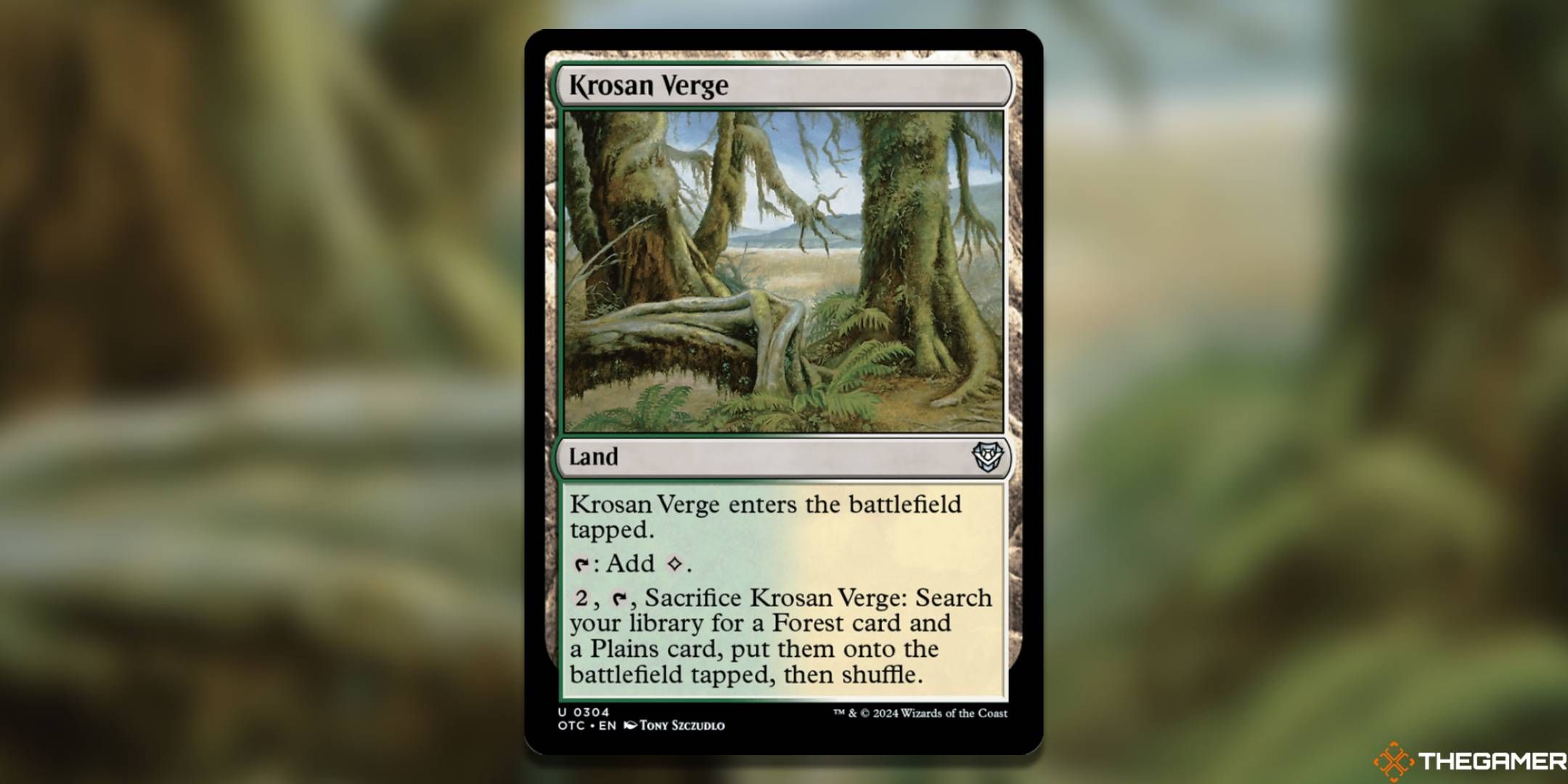 Krosan Verge Magic: The Gathering card