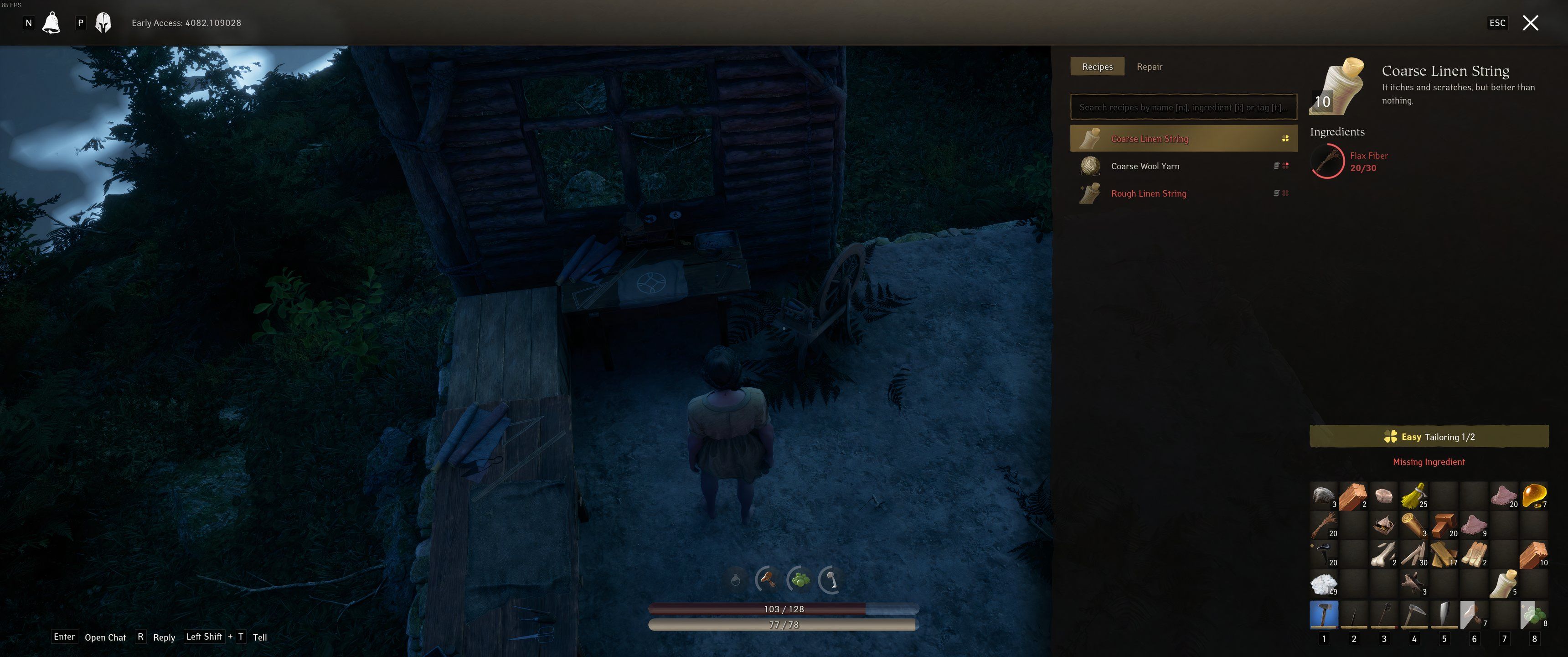 Pax Dei: The player stands at the Spinning Wheel