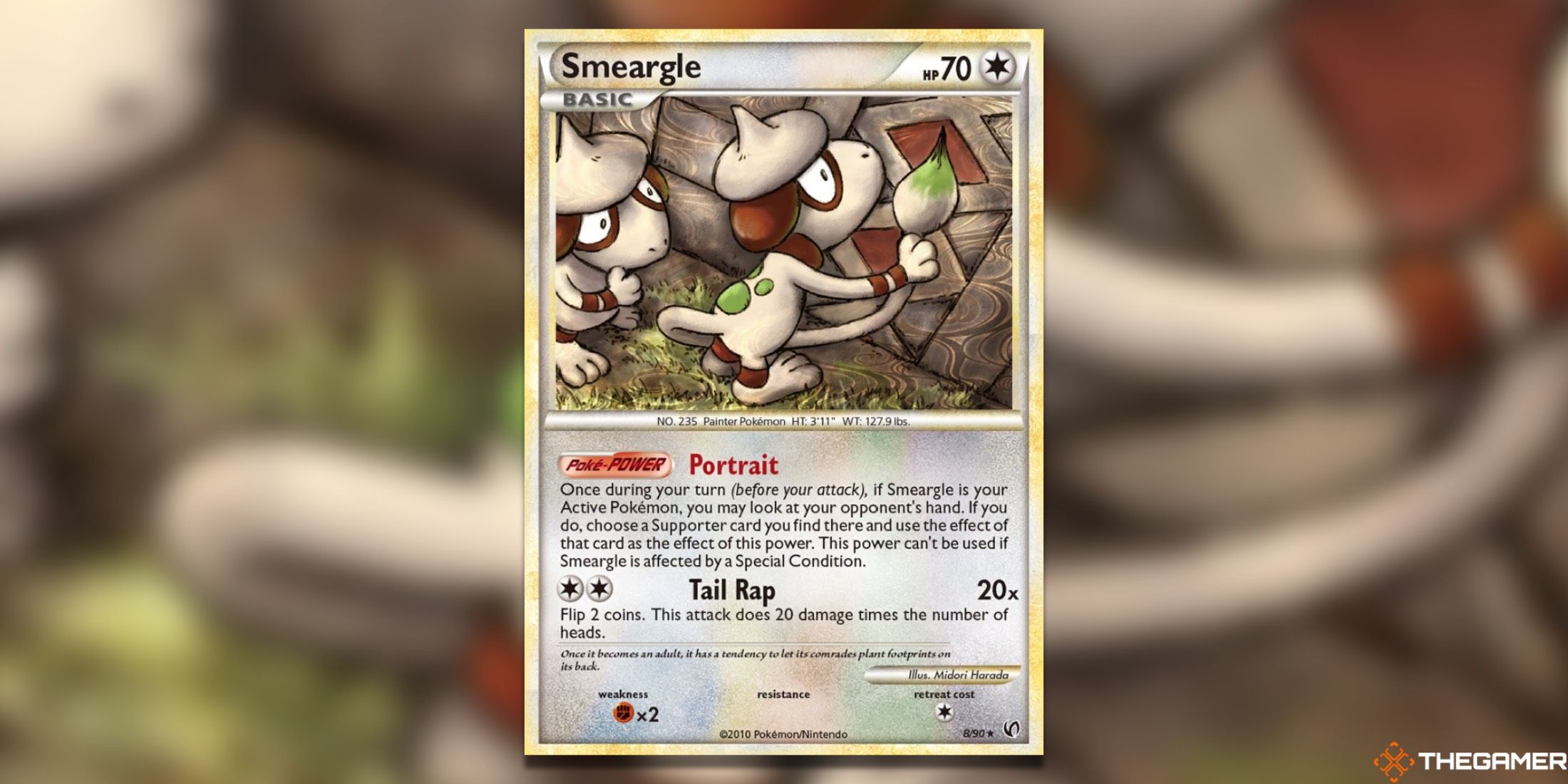 Smeargle Holographic Pokemon Card - Great outlets Condition