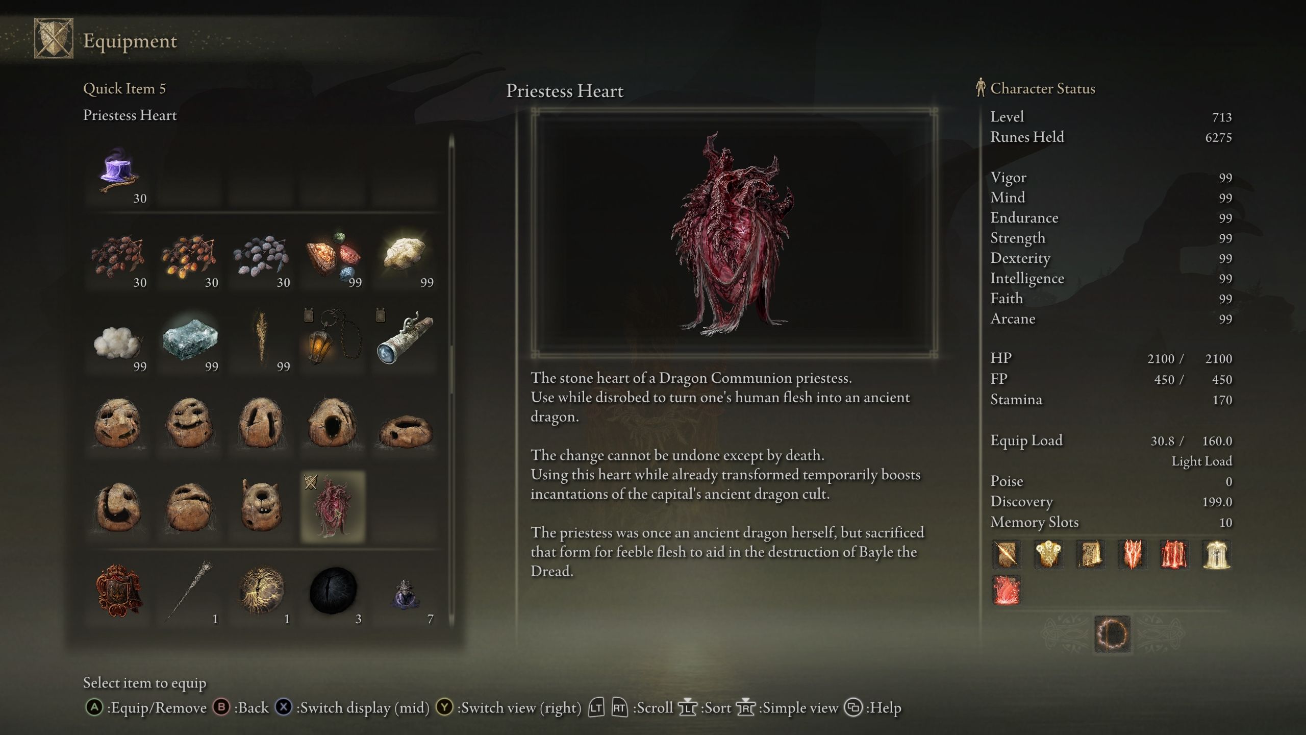 Priestess Item description - Elden Ring Shadow of the Erdtree