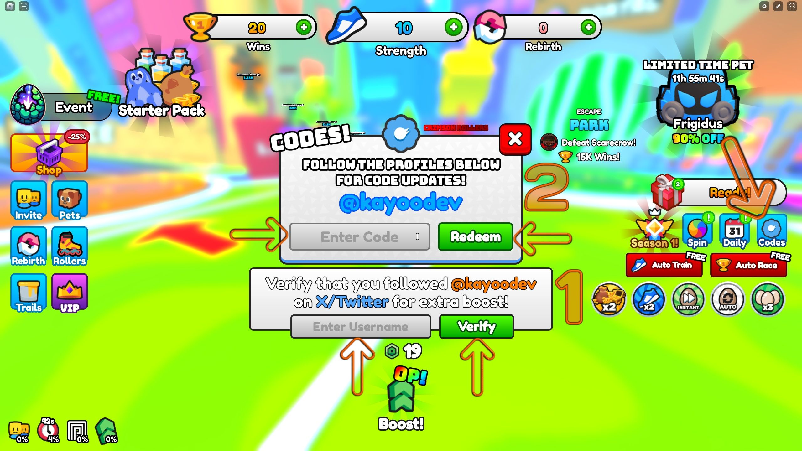 Roller skate racing codes roblox