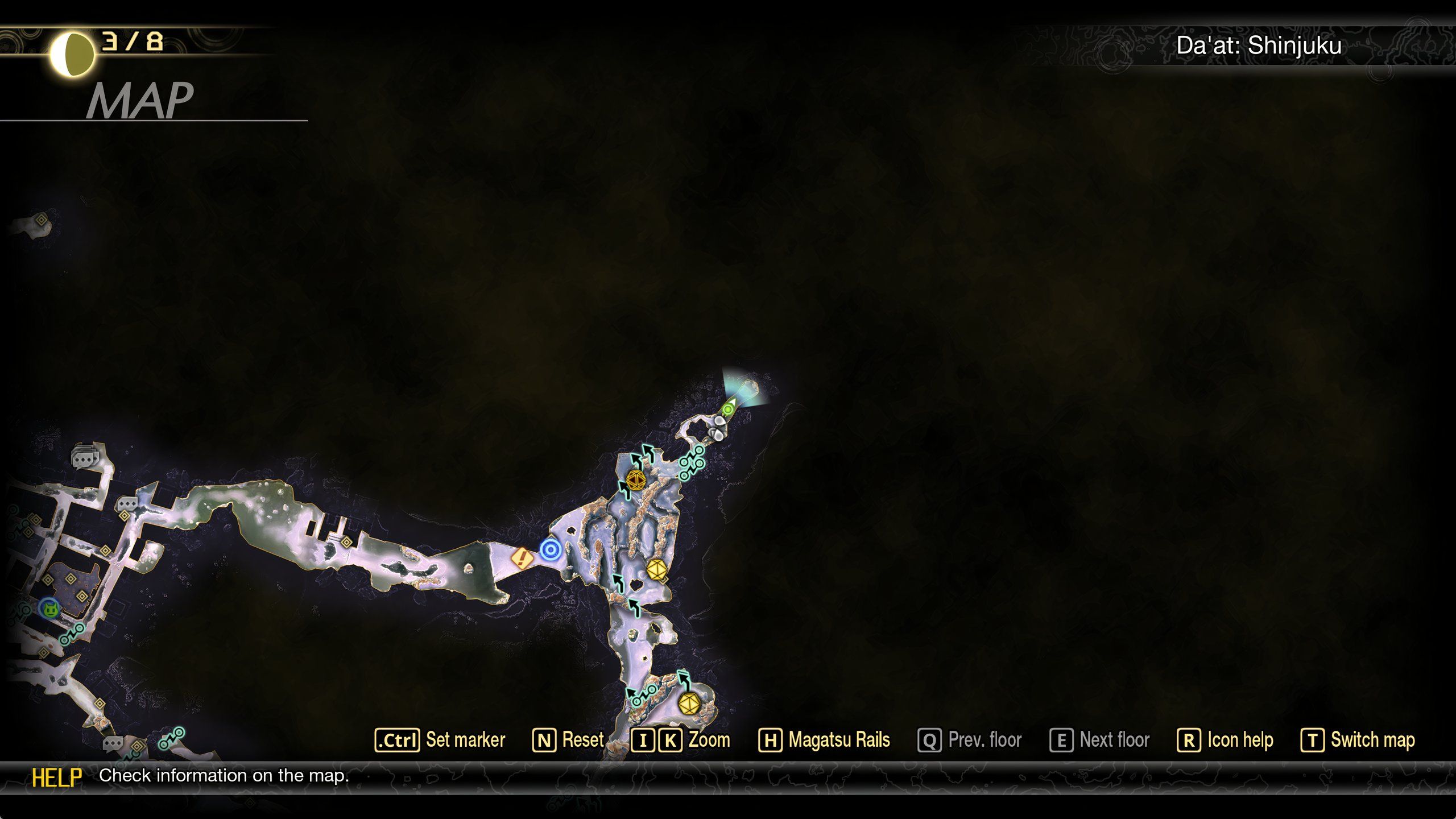 آبسه ناحیه یویوگی در شینجوکو در Shin Megami Tensei 5: Vengeance